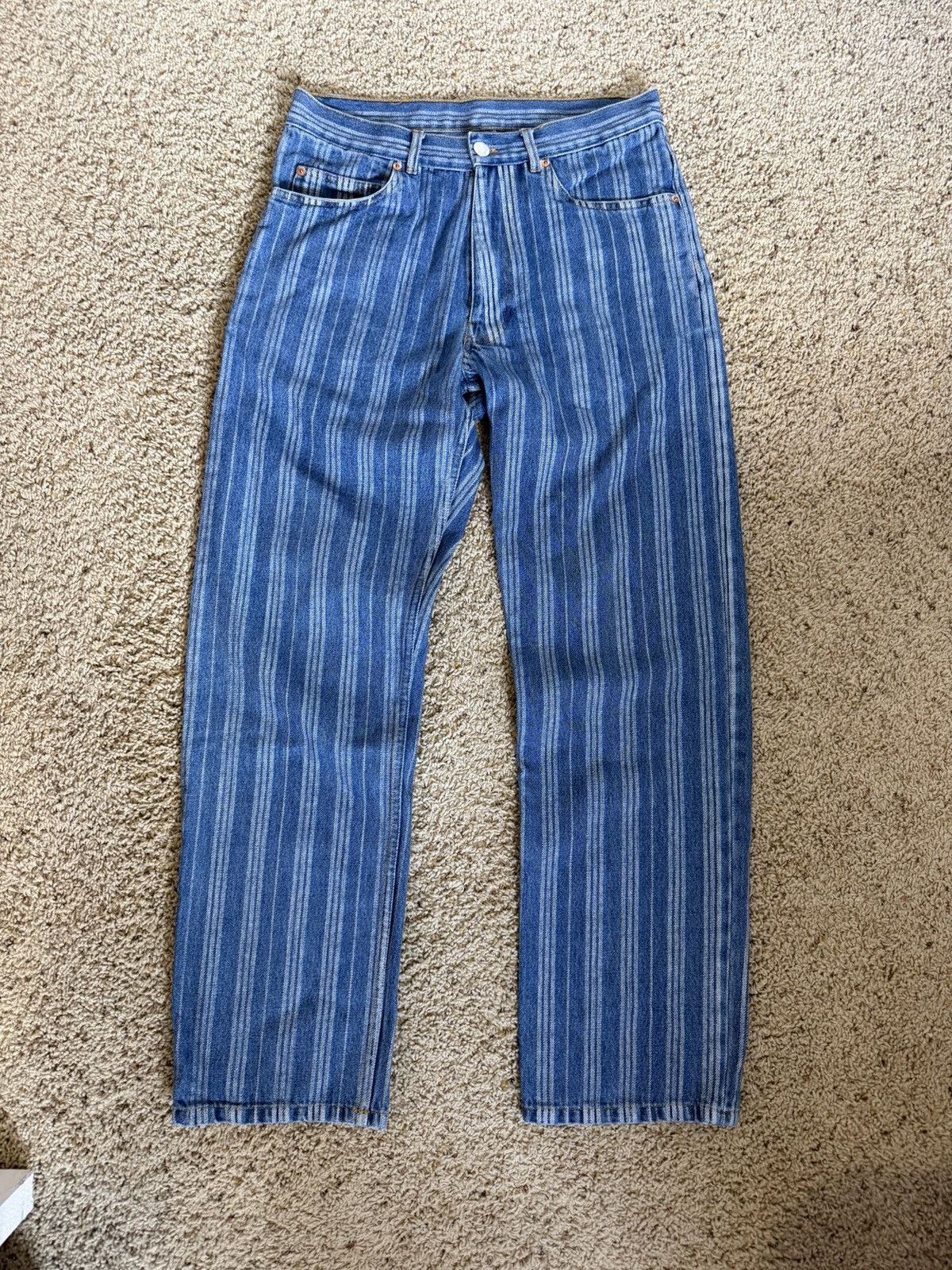 Martine Rose Martine rose striped jeans Size US 31 - 3 Thumbnail
