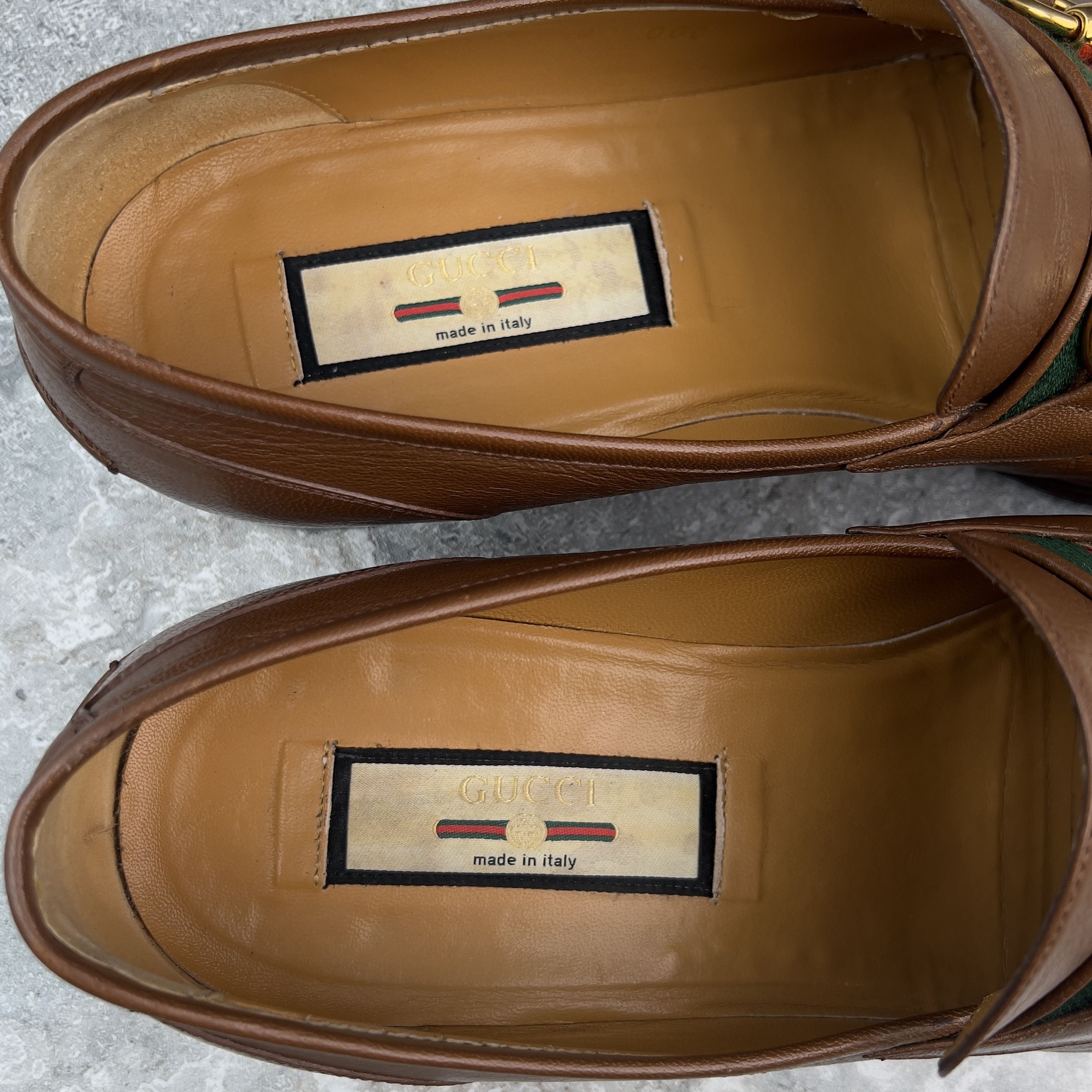 Gucci Gucci Quentin Web Horsebit Heels Loafers Leather Size US 9.5 / EU 42-43 - 11 Thumbnail
