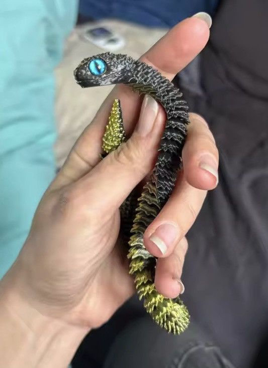 Other 3D Printed Rotatable Articulated Snake Size ONE SIZE - 5 Thumbnail