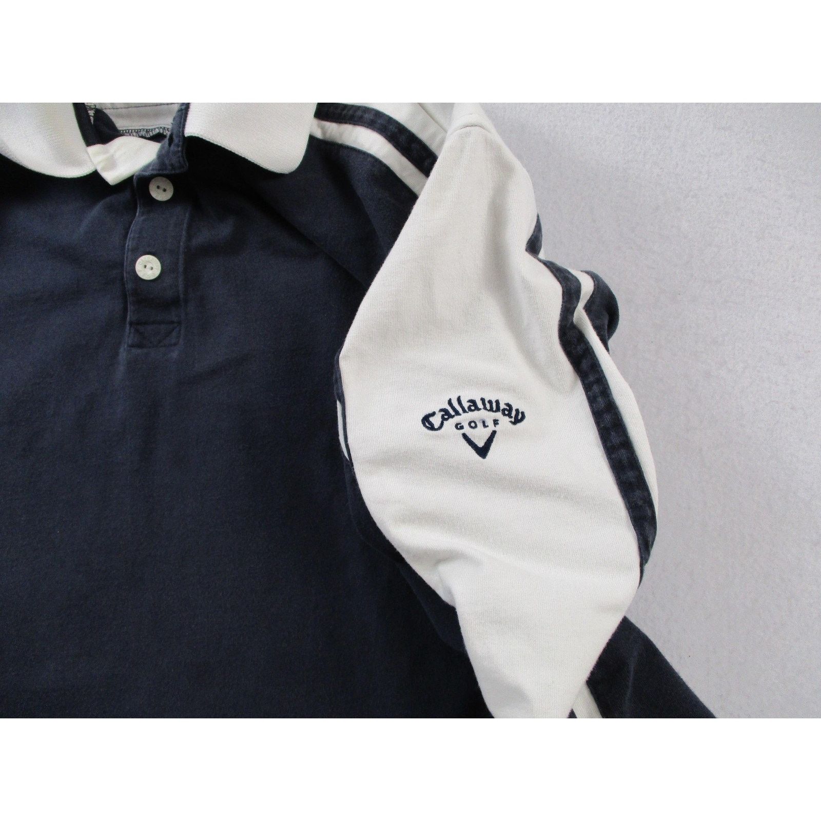 Callaway Callaway Golf Polo Shirt Mens XL Blue Long Sleeve Cotton Size US XL / EU 56 / 4 - 13 Thumbnail