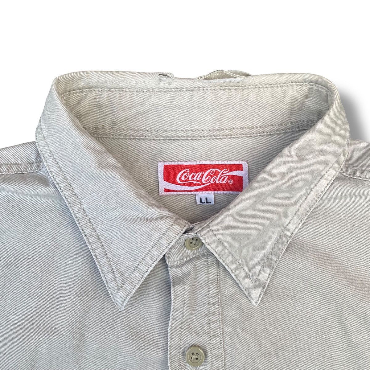 Coca Cola × Vintage Vintage Cocacola Button Down Jacket. #E9 Size US XL / EU 56 / 4 - 3 Thumbnail