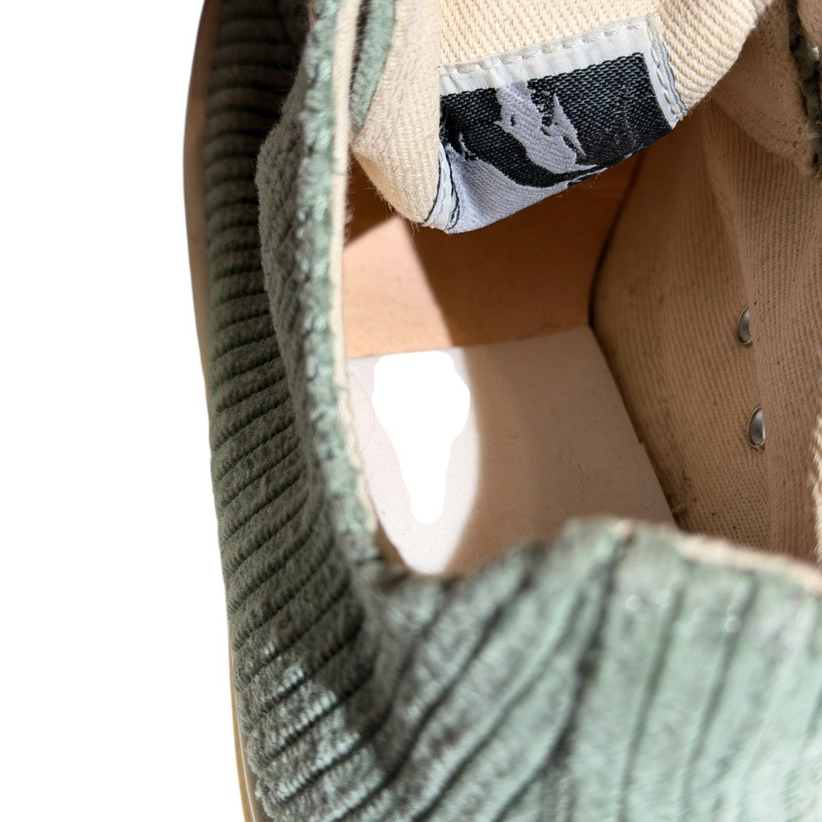 Rick Owens Drkshdw Corduroy sage ramones Size US 6 / IT 36 - 5 Thumbnail