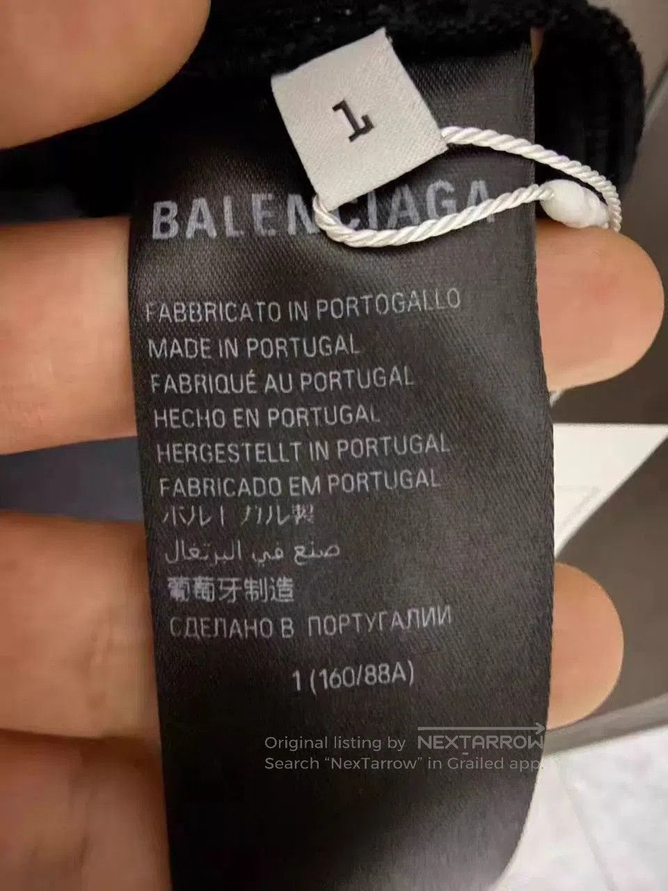 Balenciaga Black Short Sleeve Graphic Shirt. Size US S / EU 44-46 / 1 - 4 Thumbnail