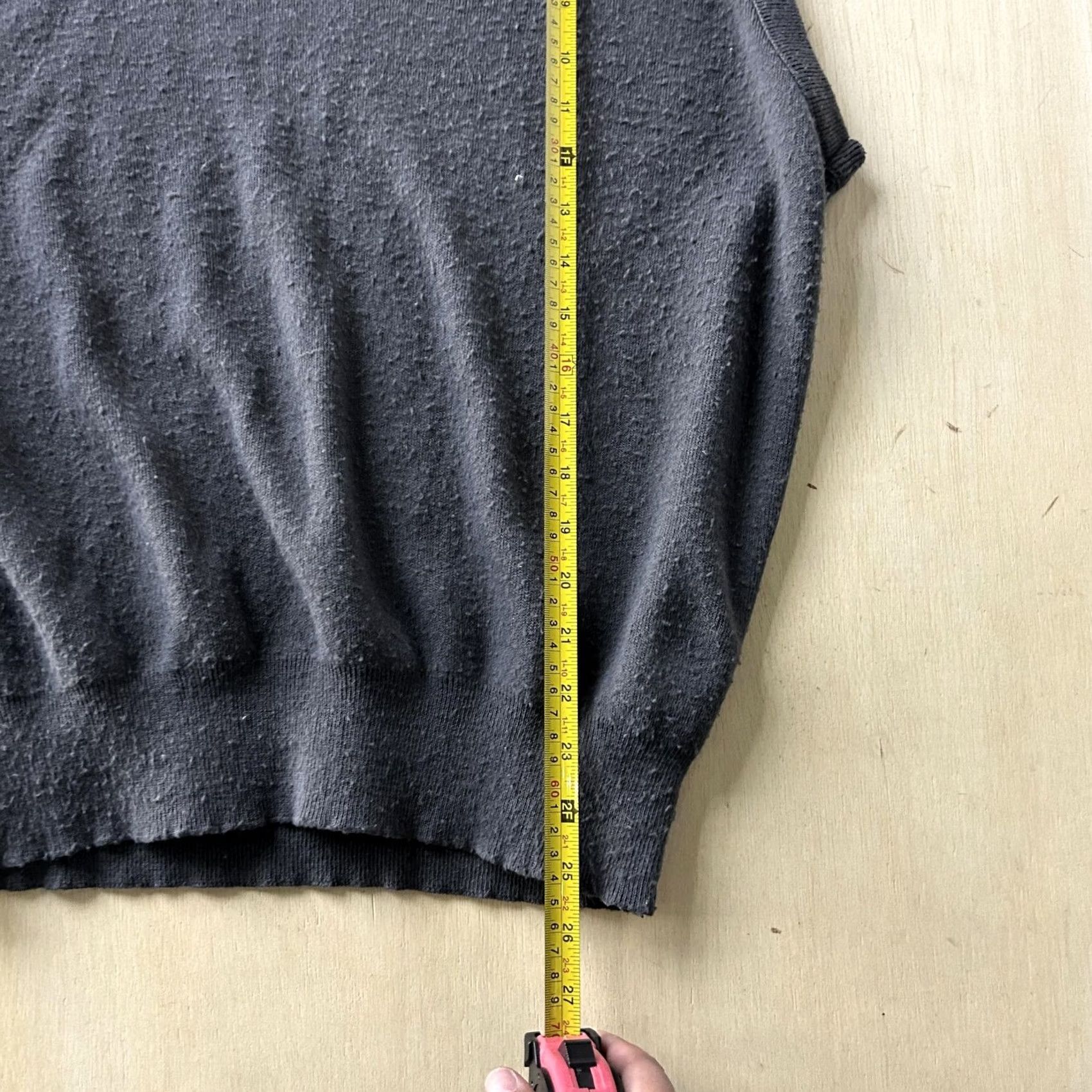 Vintage Vintage Par Four Sweater Vest Mens XL Gray V Neck Tight Knit Acrylic Casual Size US XL / EU 56 / 4 - 3 Thumbnail