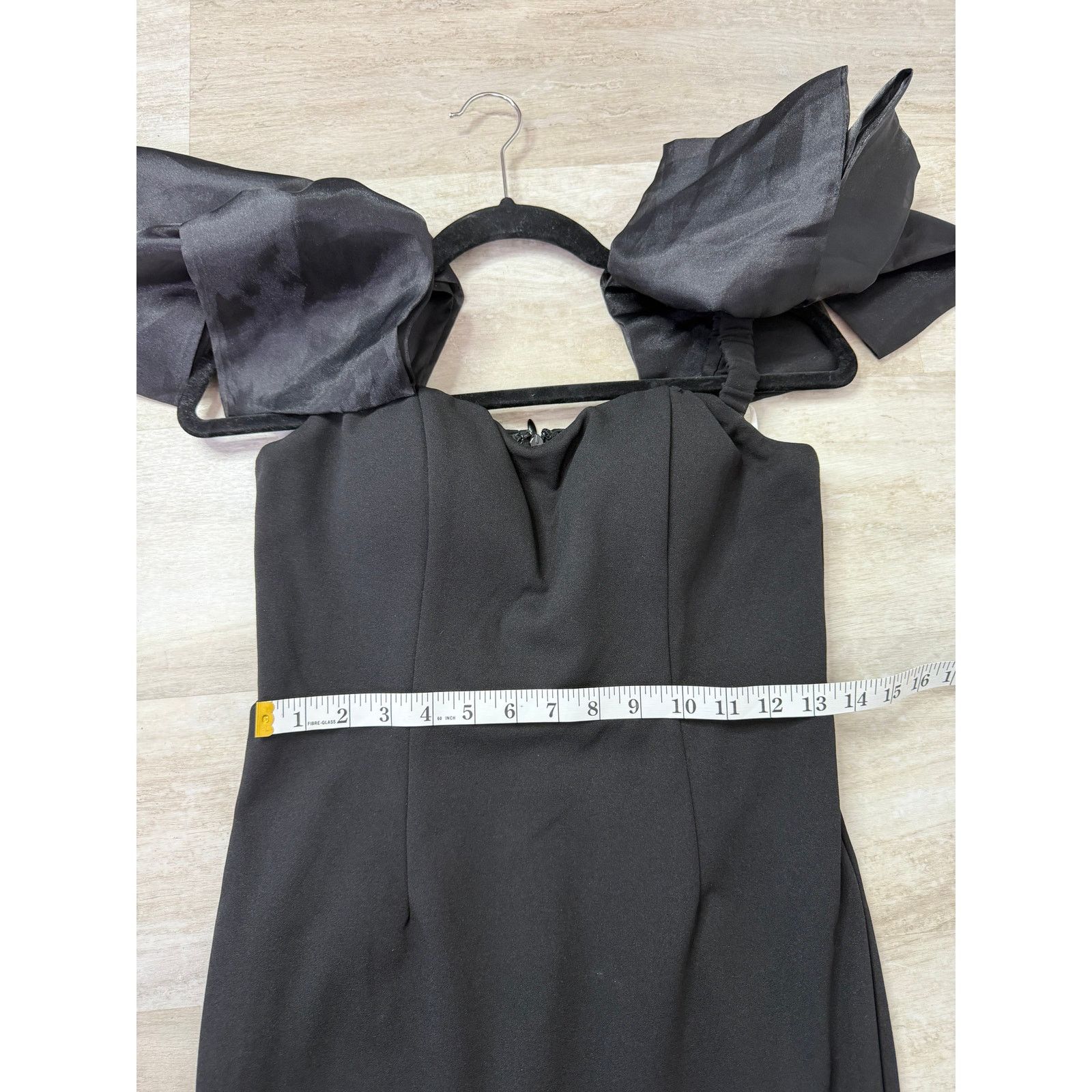 Lulus Lulus Pristine Sensation Black Bow Off Shoulder Maxi Dress Size M / US 6-8 / IT 42-44 - 10 Thumbnail