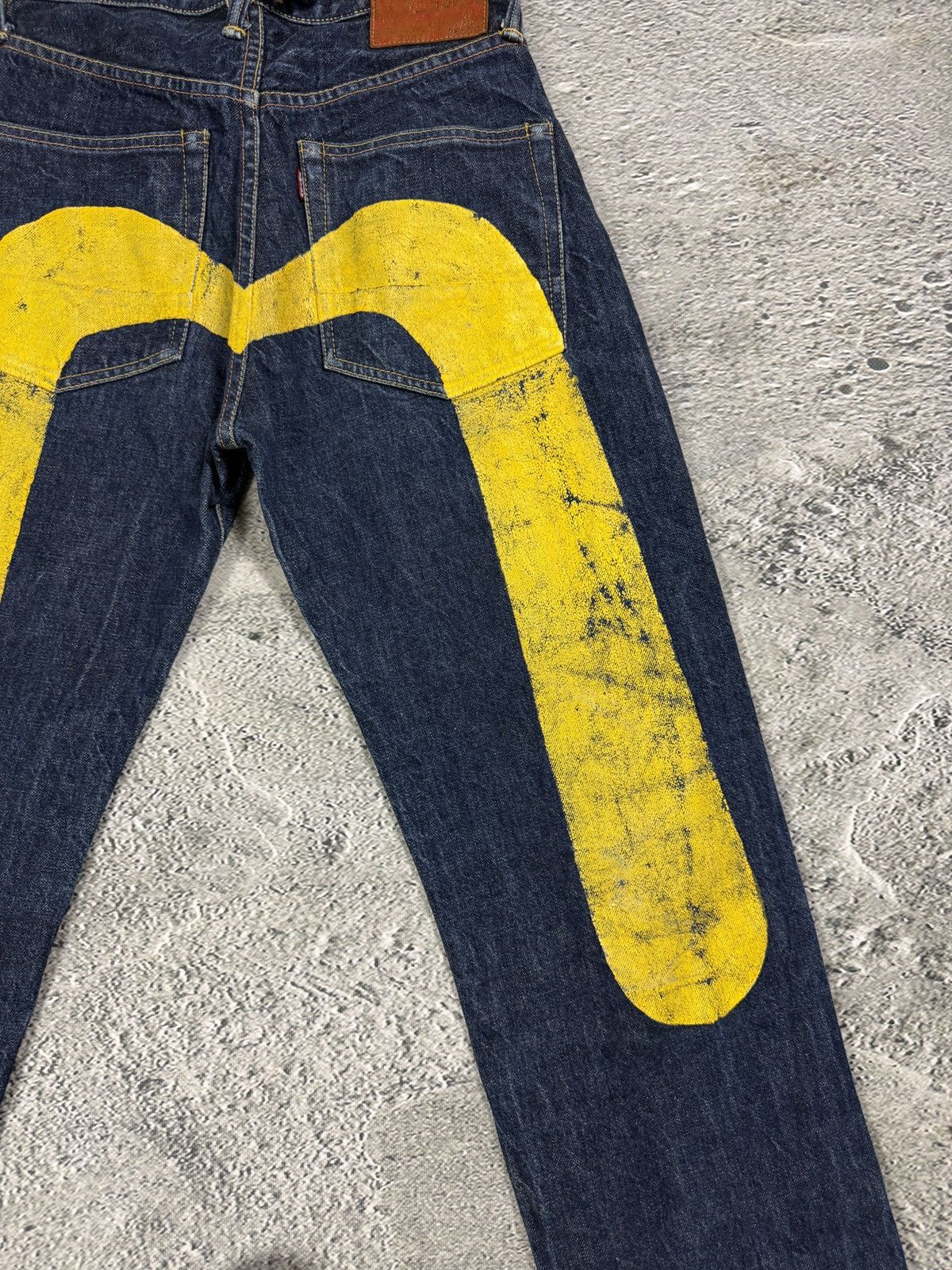Evisu Evisu jeans daicock big logo yellow selvedge denim Japan Size US 28 / EU 44 - 2 Thumbnail