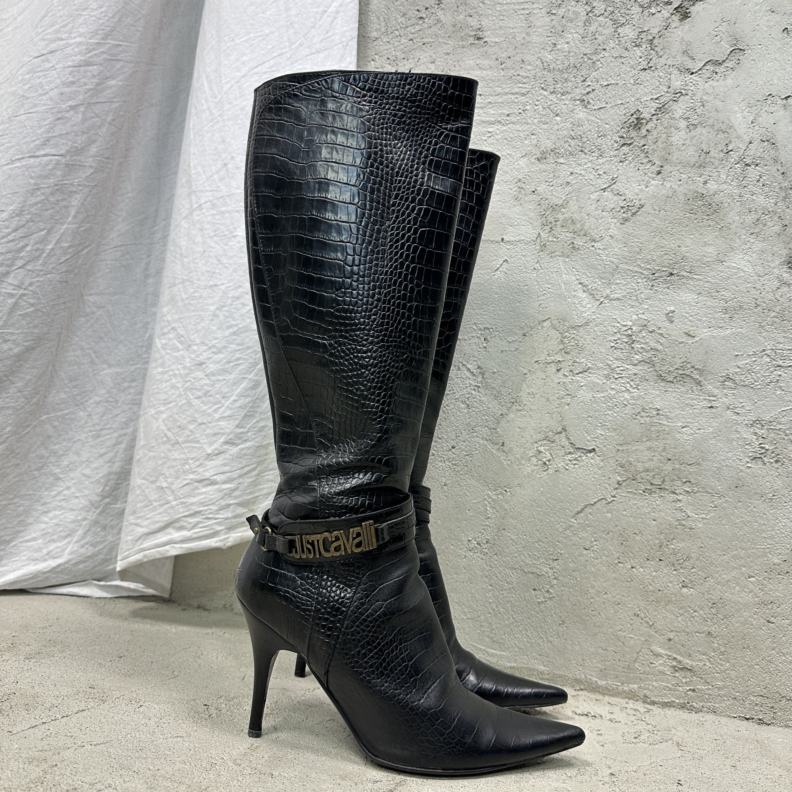 Roberto Cavalli Vintage Avant Garde Opium Roberto Cavalli Boots Y2K Size US 10 / IT 40 - 6 Thumbnail