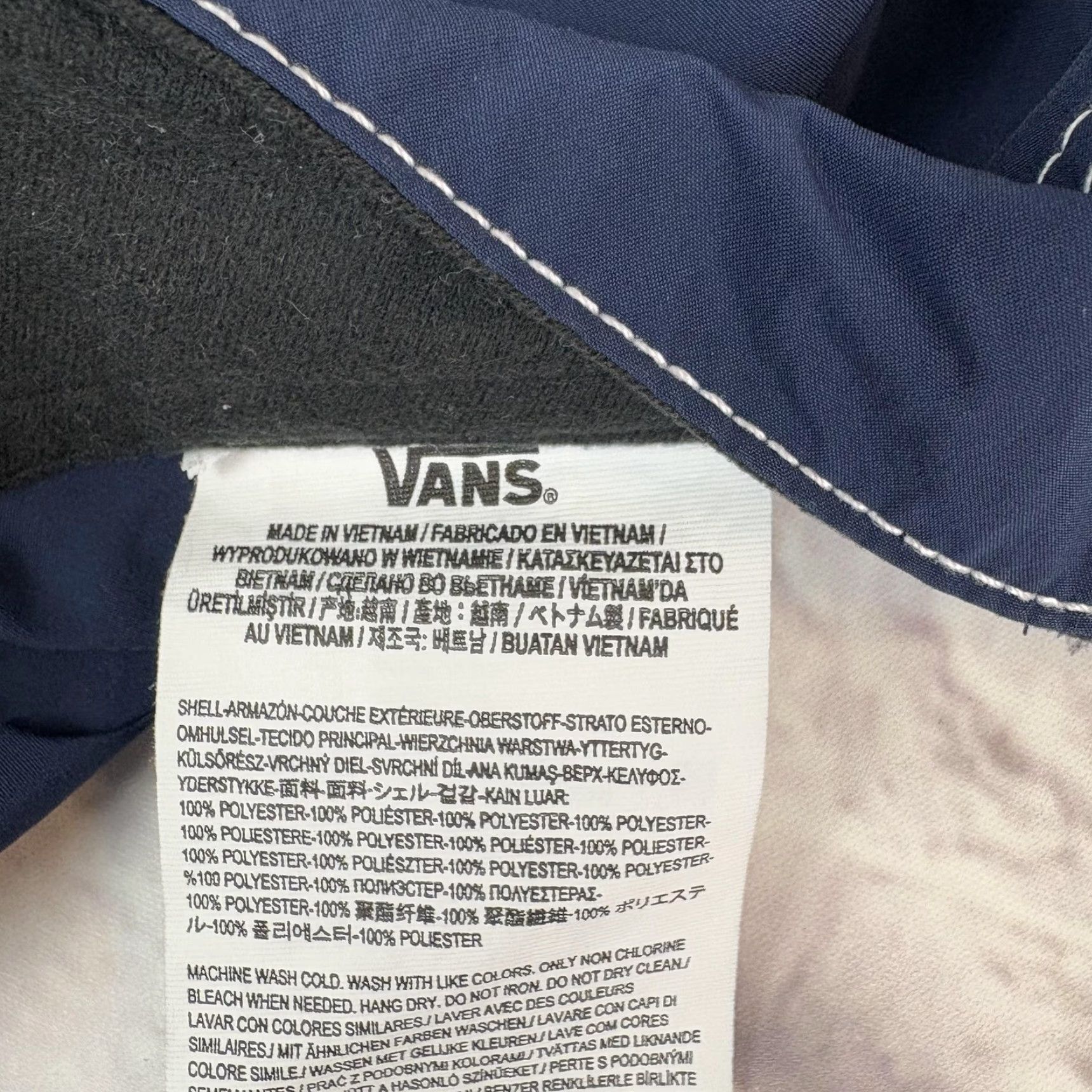 Vans Vans Board Shorts Mens 38 Blue Checkered Surf Quick Dry Trunks Size US 38 / EU 54 - 5 Thumbnail