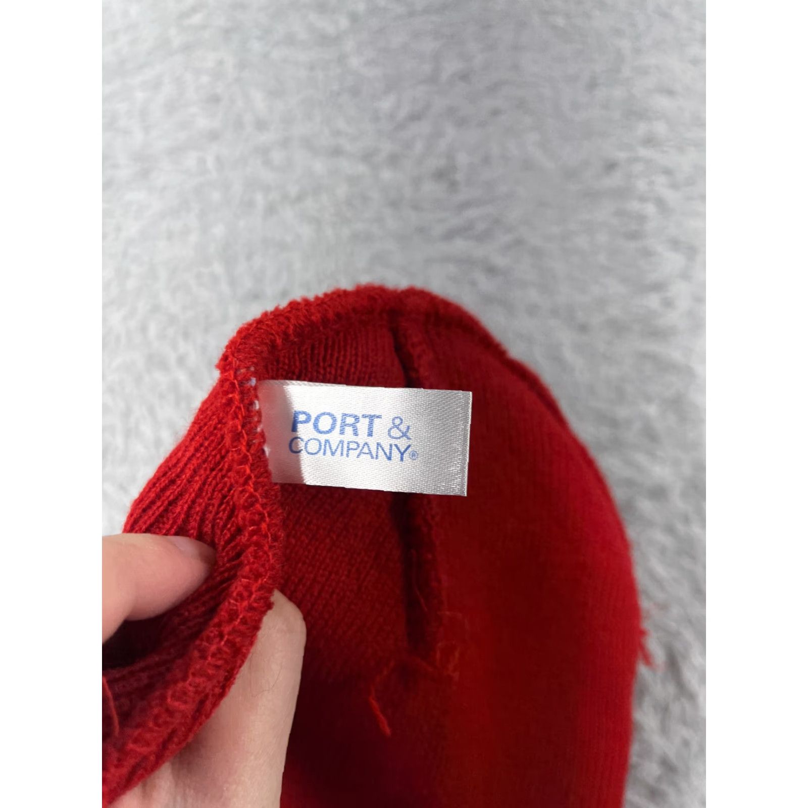Port & Company Port & Company Beanie Adult Red Knit Acrylic 2022 Mission Bay Boat Parade of Lights Christmas Ski Outdoor Parade Hats Mens Women Size ONE SIZE - 6 Thumbnail