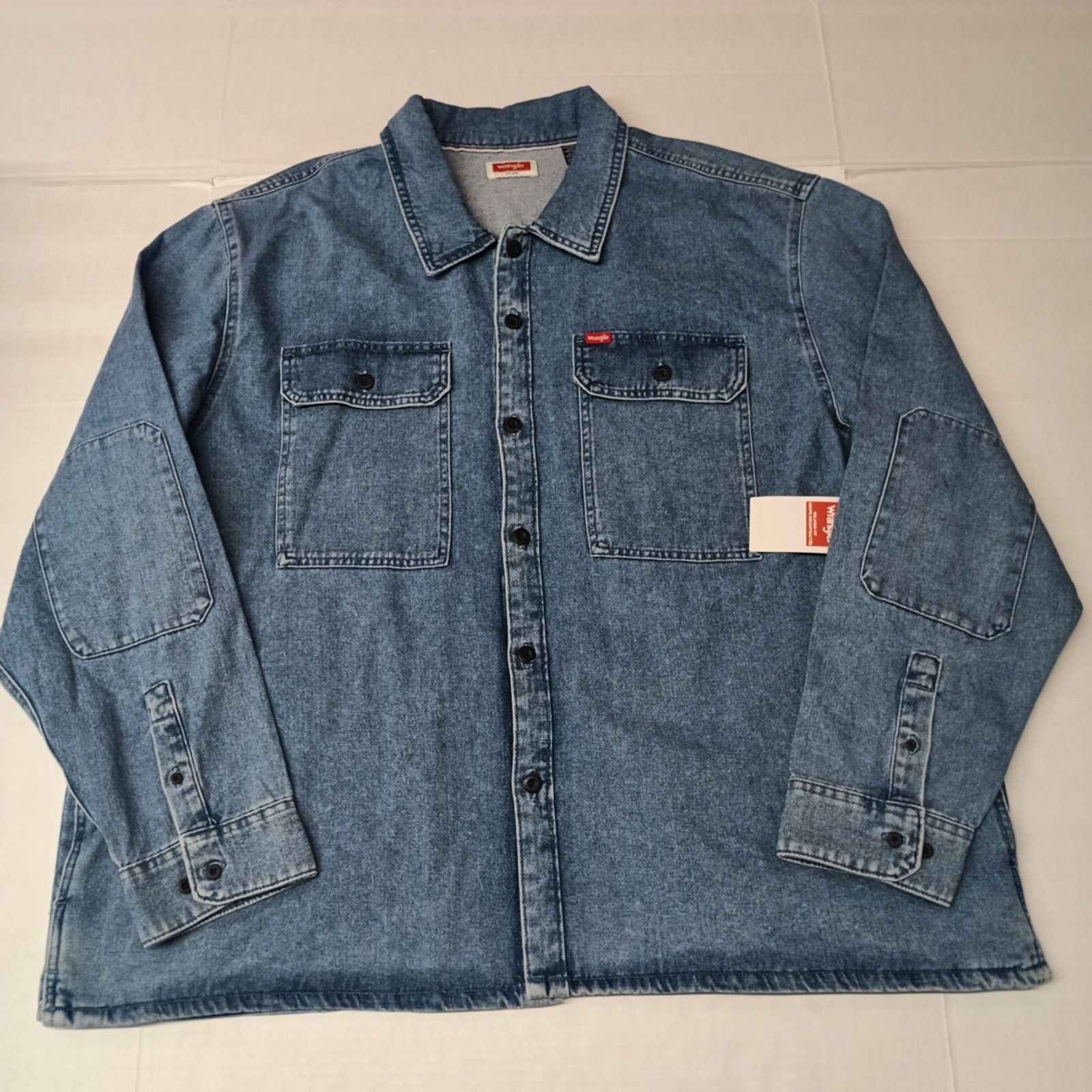 Wrangler Wrangler Denim Jacket Overshirt Outdoor Shacket Size 3XL Size US XXL / EU 58 / 5 - 1 Thumbnail