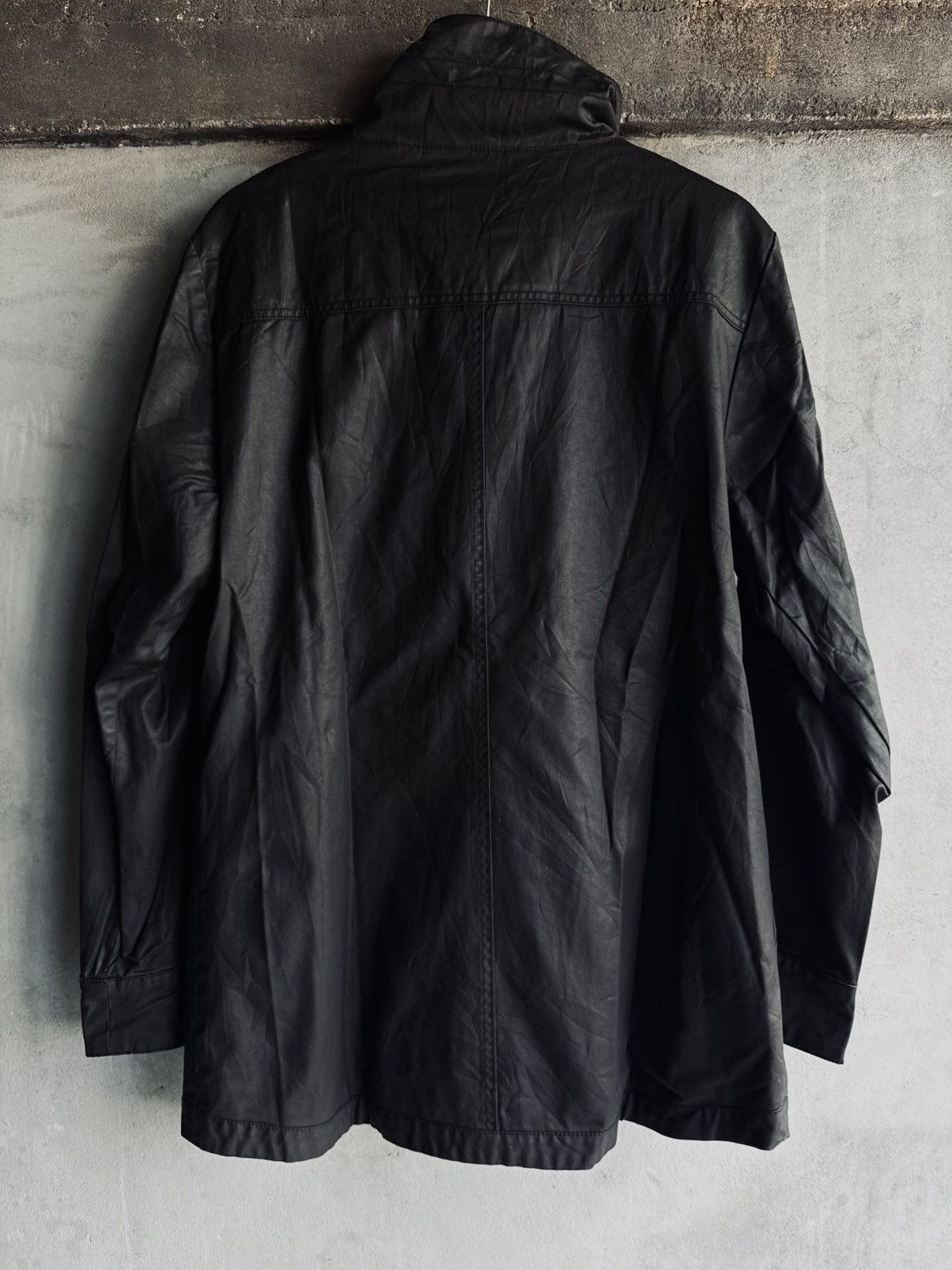 5351 POUR LES HOMMES Waxed Jacket Long I.am Japanese Styled Size US L / EU 52-54 / 3 - 2 Thumbnail
