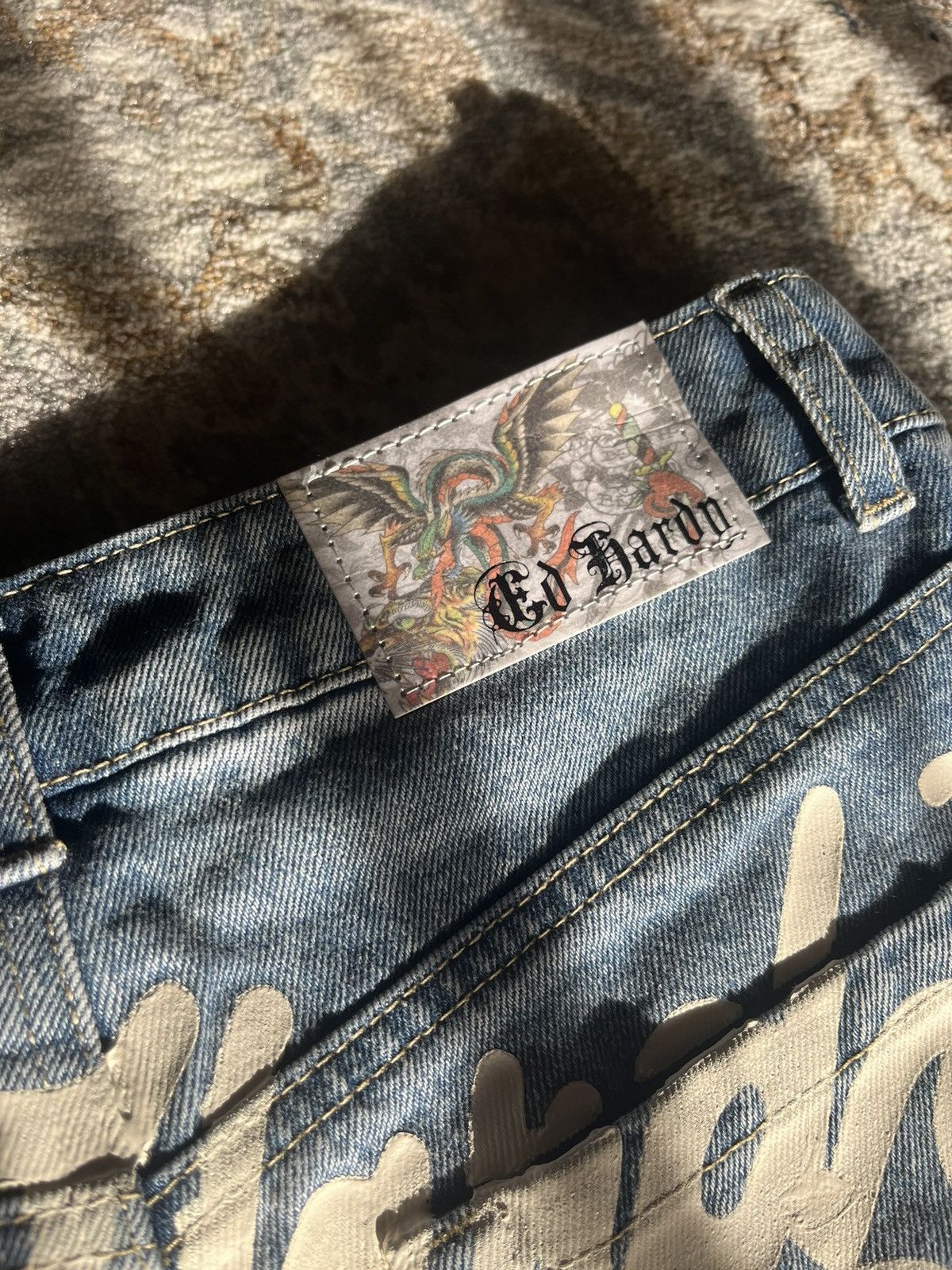 Ed Hardy ETERNAL LOVE MINI SHORTS Size 24" / US 00 / IT 34 - 3 Thumbnail