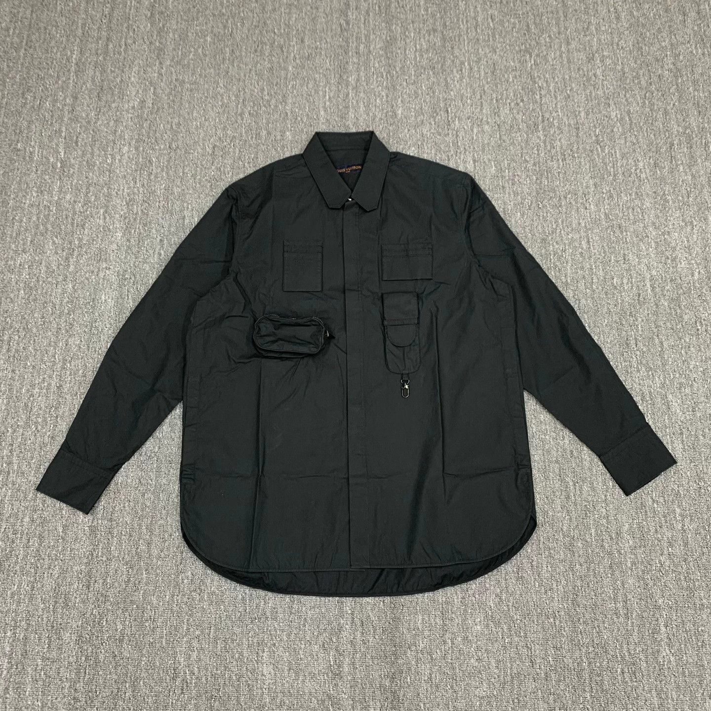 Louis Vuitton LV Black Multi-Pocket Shirt Jacket L Size US L / EU 52-54 / 3 - 1 Thumbnail