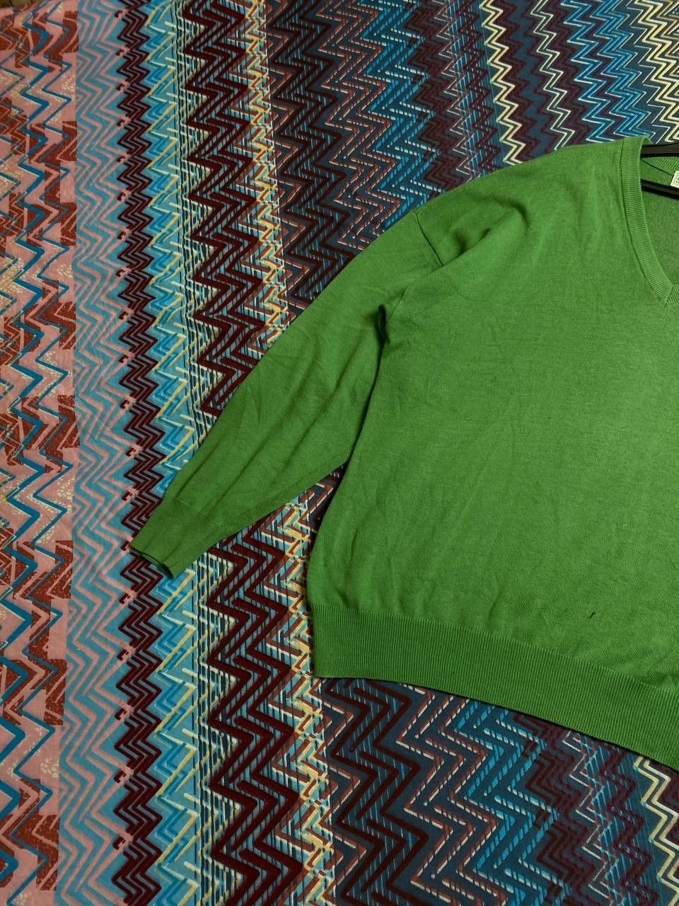 Lacoste Y2K Vintage Streetwear Long Sleeve green Lacoste logo Size US XXL / EU 58 / 5 - 7 Thumbnail