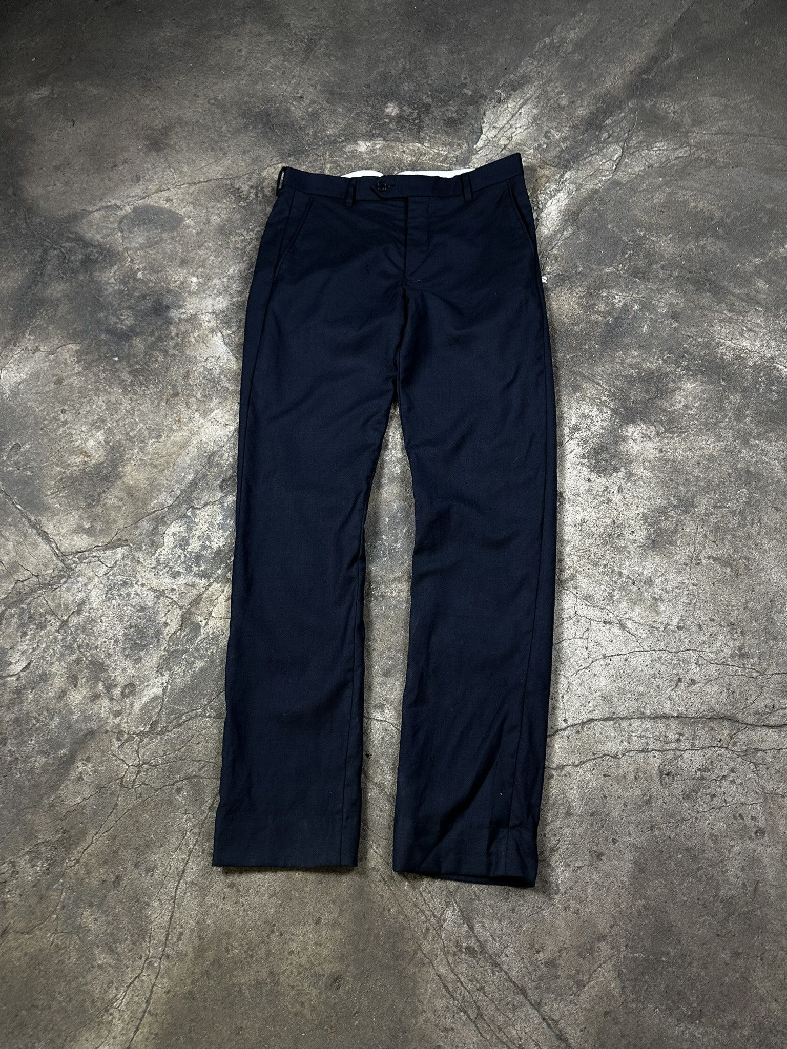 Vintage Acne Studios Wool Casual Chino Pants Navy