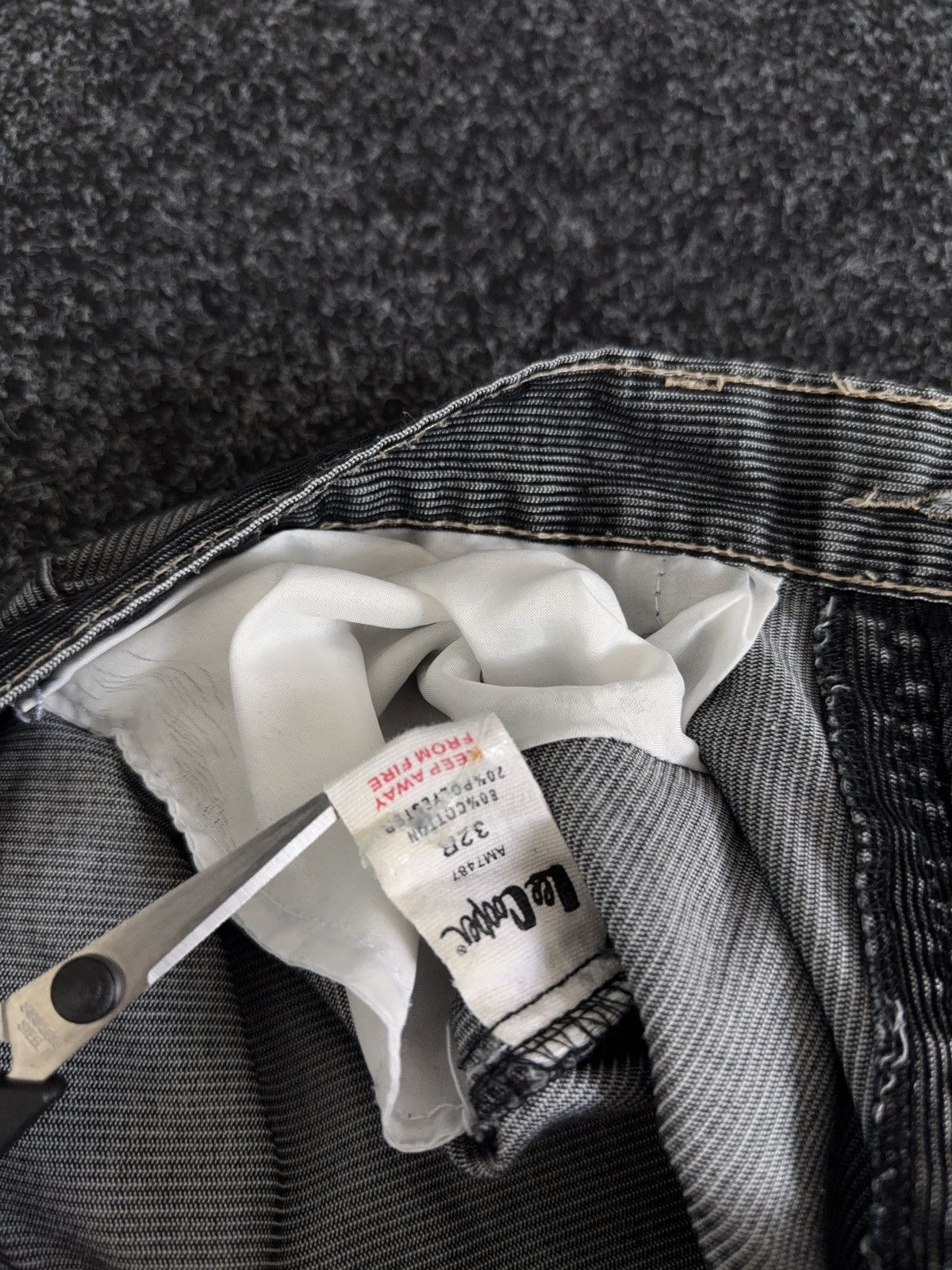 Japanese Brand × Lee Lee Cooper Relaxed Fit Faded Grey Corduroy style Jeans Y2K Size US 32 / EU 48 - 6 Thumbnail