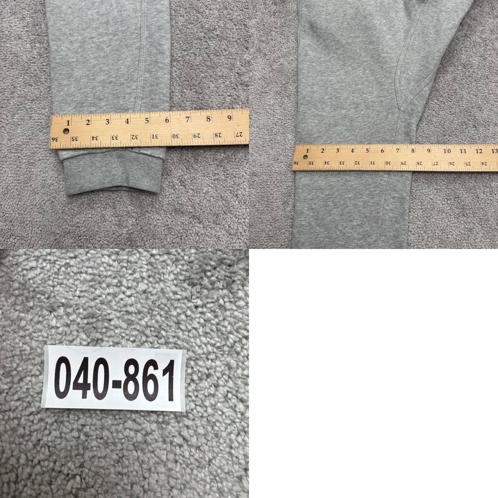 Nike Nike Jogger Sweatpants Mens M Gray Fleece Elastic Waist Activewear Pants Size US 31 - 10 Thumbnail