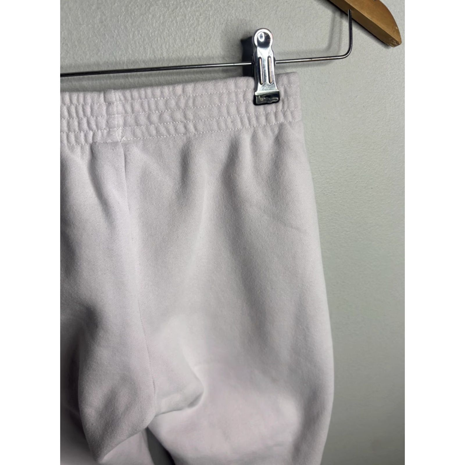 TNA Tna Sweatpants Womens XS White Straight Leg Elastic Waist Pockets Lounge Fleece Size 42" / US 20 - 3 Thumbnail