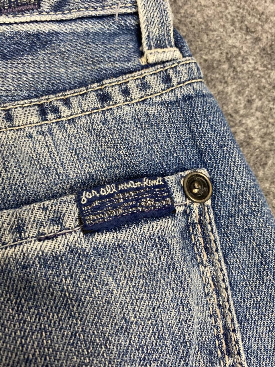 7 For All Mankind 7 for all mankind standard cut distressed denim nice design Size US 32 / EU 48 - 6 Thumbnail