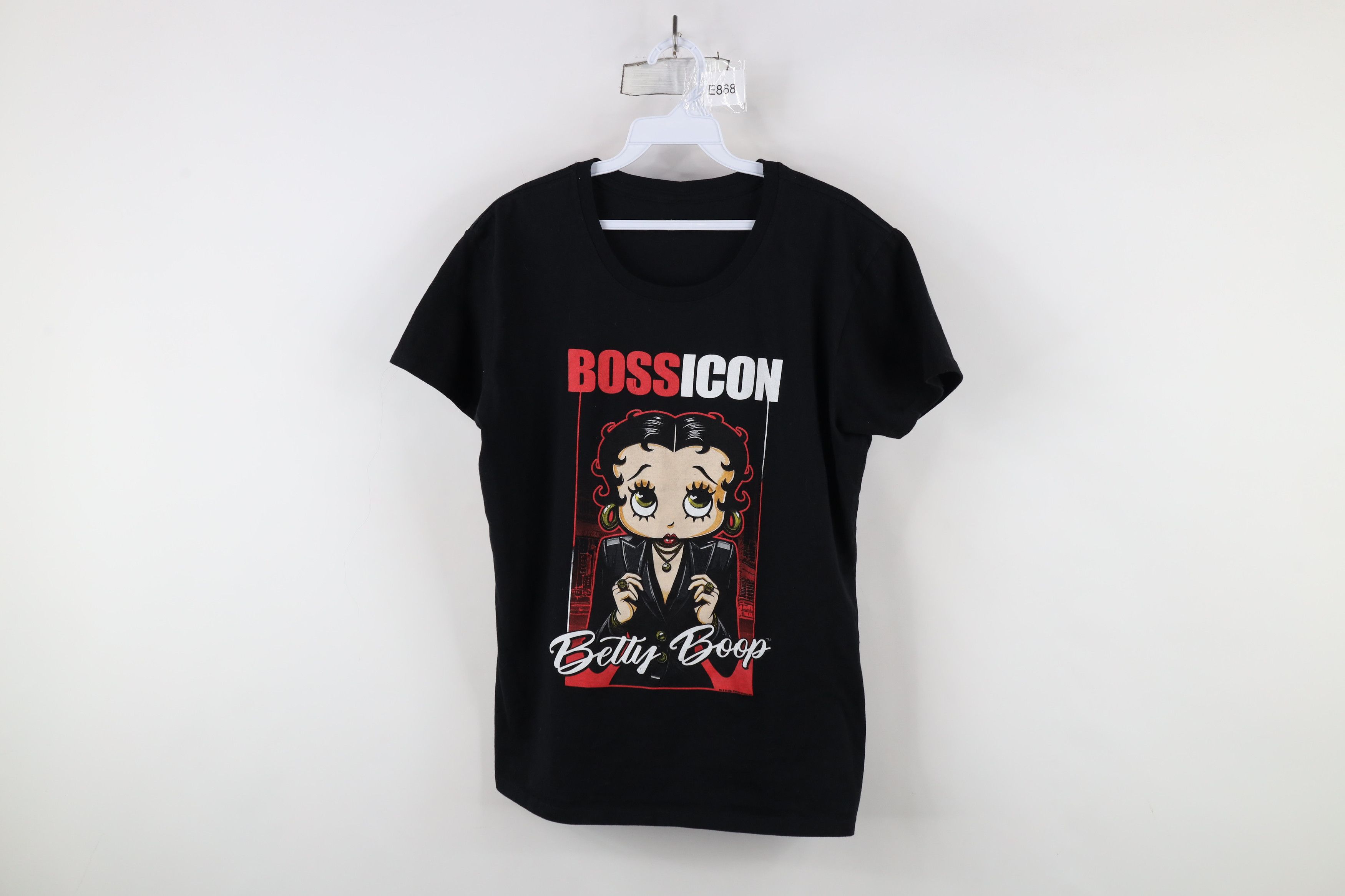 Vintage Y2K Betty Boop Spell Boss Icon Short Sleeve T-Shirt Black Size L / US 10 / IT 46 - 1 Thumbnail