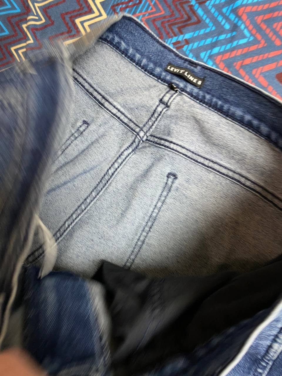 Levi's × Vintage Vintage Levis Line 8 Straight/Slim Fit Denim Jeans Size US 31 - 14 Thumbnail