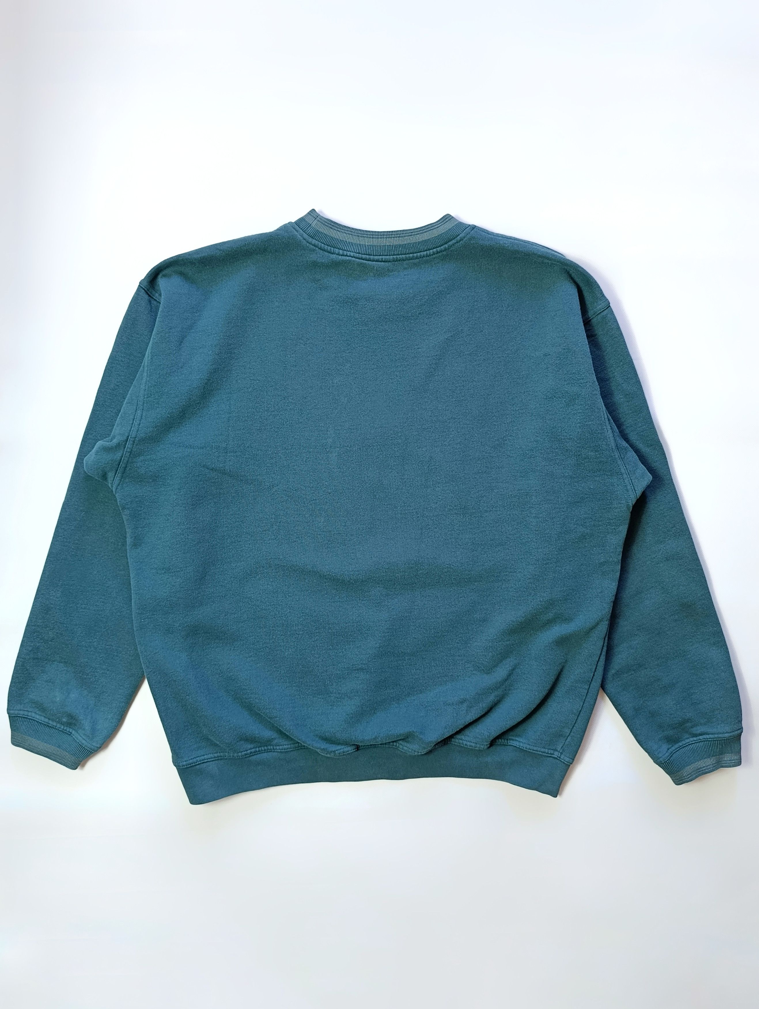 Adidas Vintage Adidas Forest Green Sweatshirt Size US XL / EU 56 / 4 - 4 Thumbnail