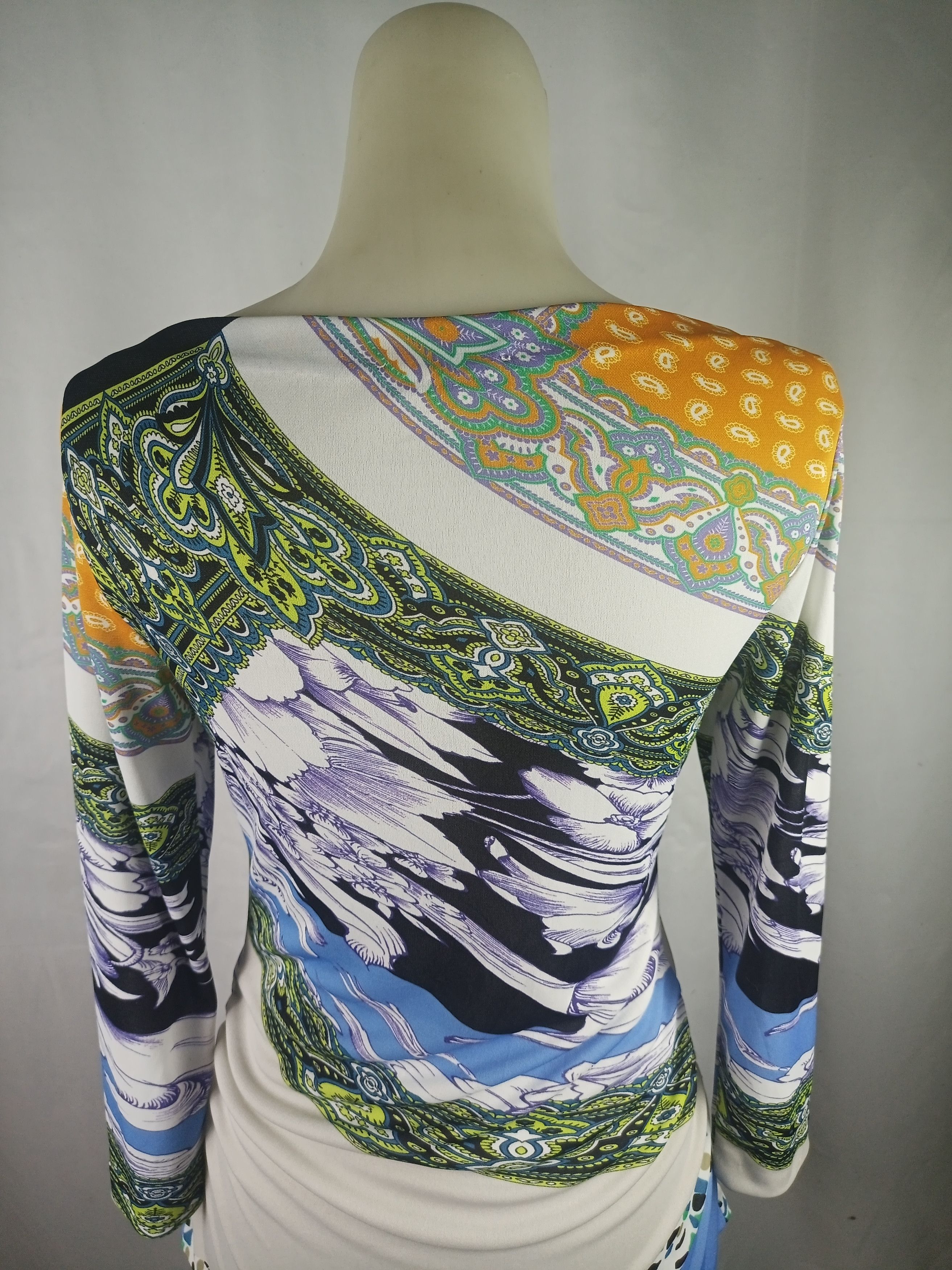 Etro ETRO Milano Blouse Tunic top 3/4 sleeves Size M / US 6-8 / IT 42-44 - 13 Thumbnail