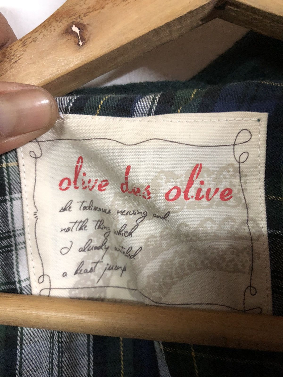 Japanese Brand Vintage Y2K Olive des Olive jacket Hoodie Size US M / EU 48-50 / 2 - 8 Thumbnail