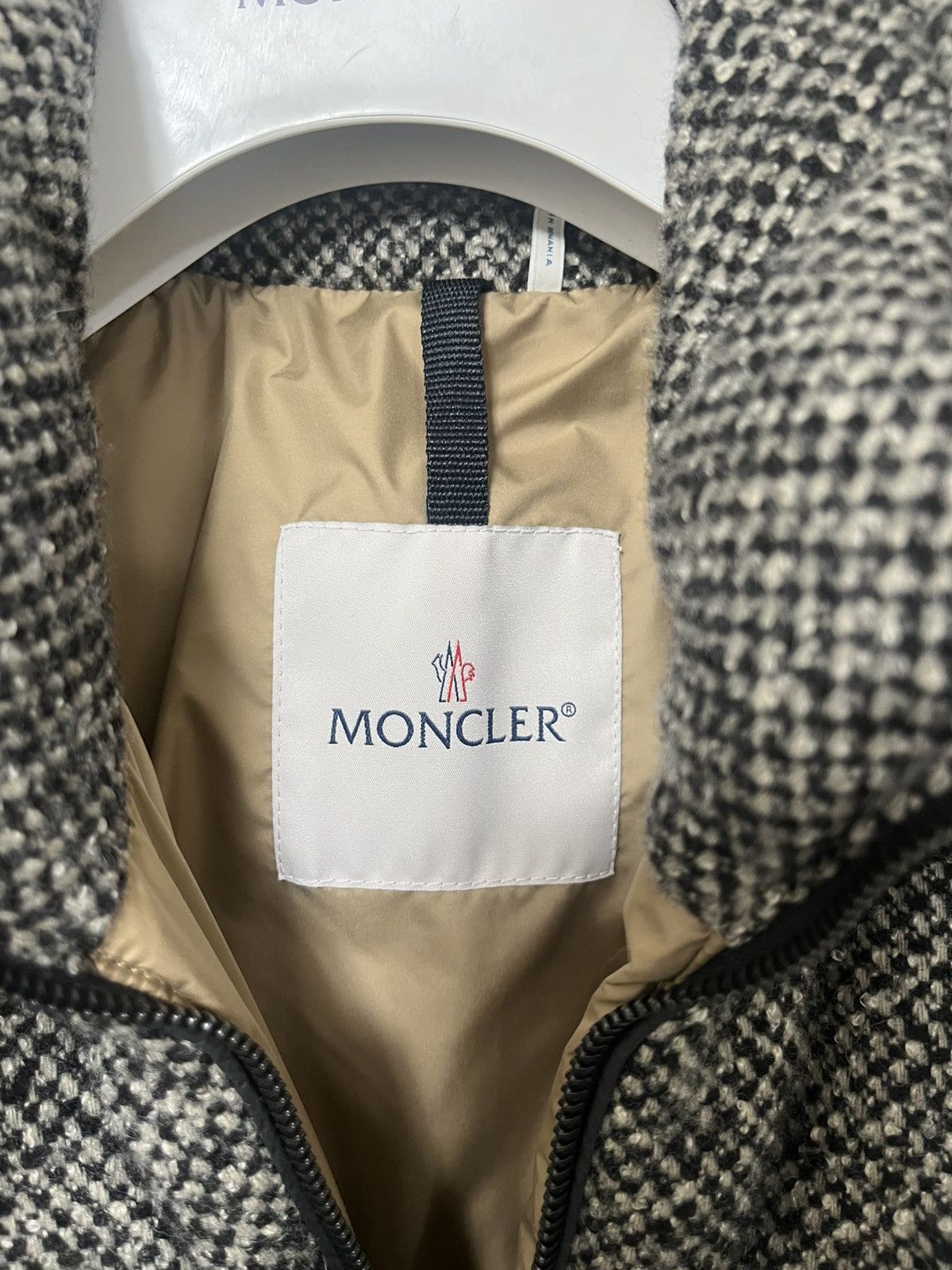 Moncler Men’s Wool Melange Quilted Down Jacket Sz 1 Size US S / EU 44-46 / 1 - 2 Thumbnail