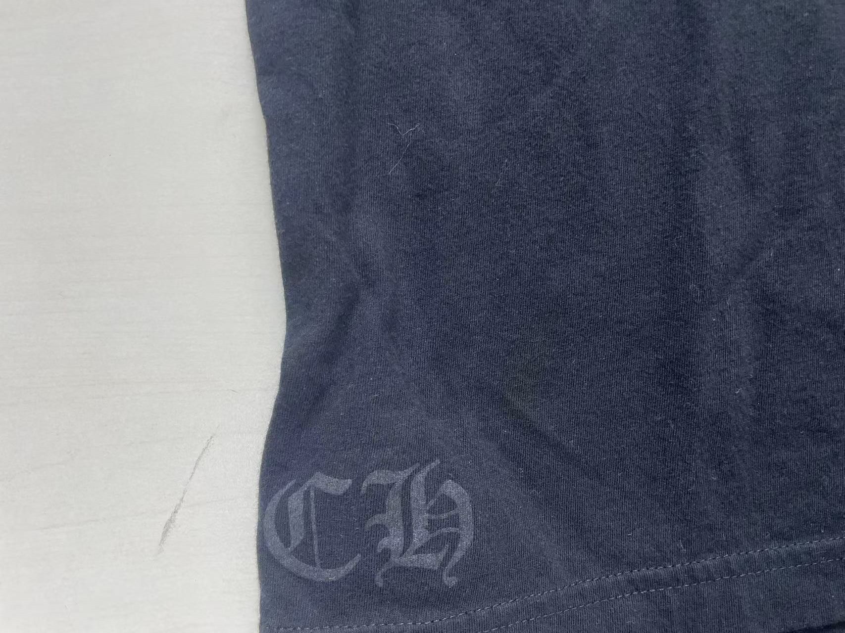 Chrome Hearts Chrome Hearts Blue 1988 Neck Logo Long Sleeve T-Shirt Tee Size US XL / EU 56 / 4 - 6 Thumbnail