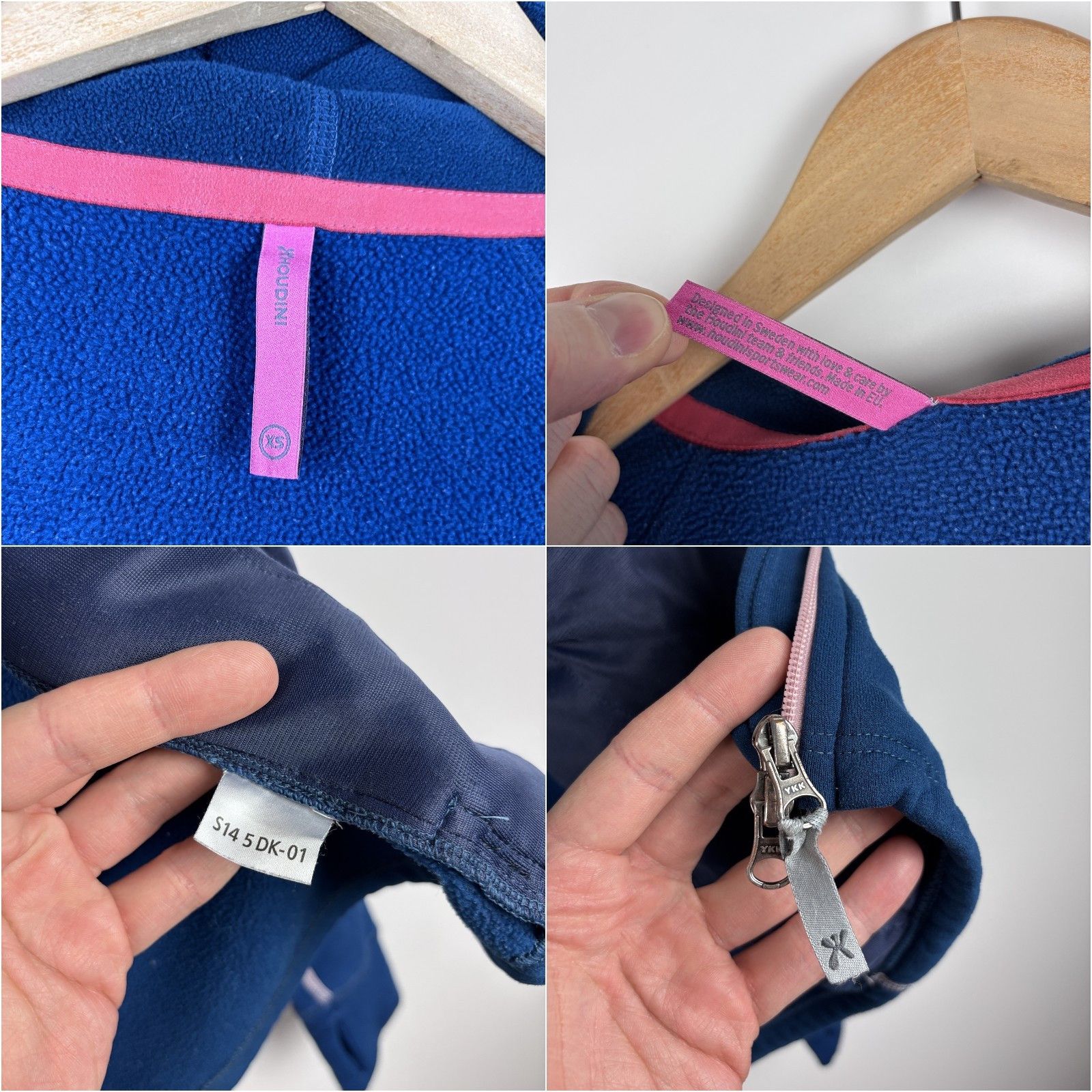 Houdini Womens Houdini Zip Hoodie Fleece Jacket Blue Size XS Size XS / US 0-2 / IT 36-38 - 10 Thumbnail