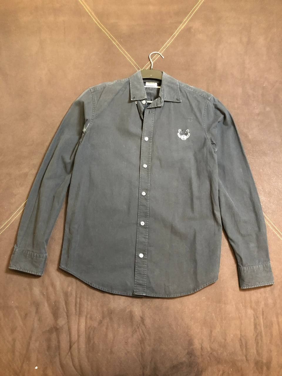 Kenzo Kenzo Paris Overshirt Black Logo Casual Fit Size US XS / EU 42 / 0 - 1 Thumbnail
