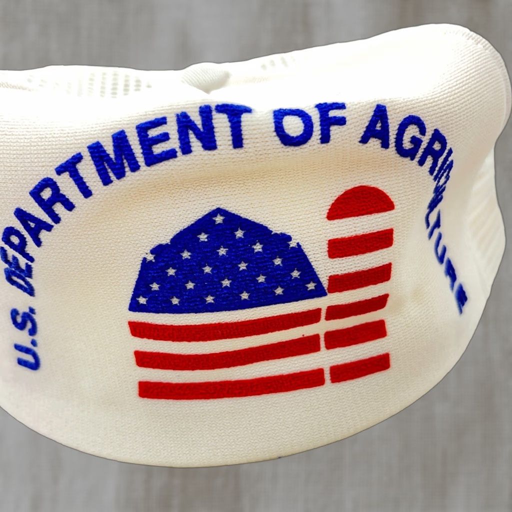 Vintage VINTAGE US Department Of Agriculture Trucker Hat Cap Made In USA Flag Farm W3 Size ONE SIZE - 1 Thumbnail