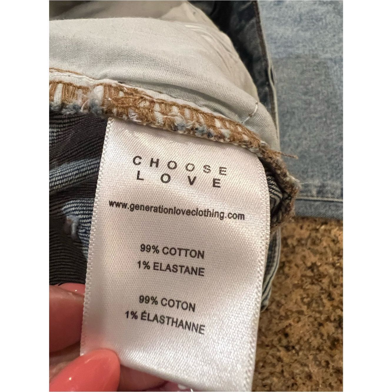 Generation Love Generation Love Carolyn Crystal Denim Pants Jeans NWT Size Size 28" / US 6 / IT 42 - 7 Thumbnail