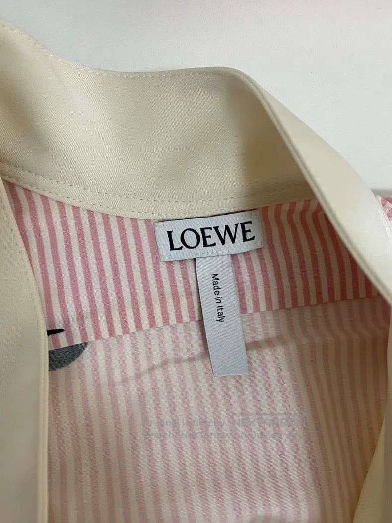 Loewe Loewe Printed asymmetric silk shirt Size XS / US 0-2 / IT 36-38 - 7 Thumbnail
