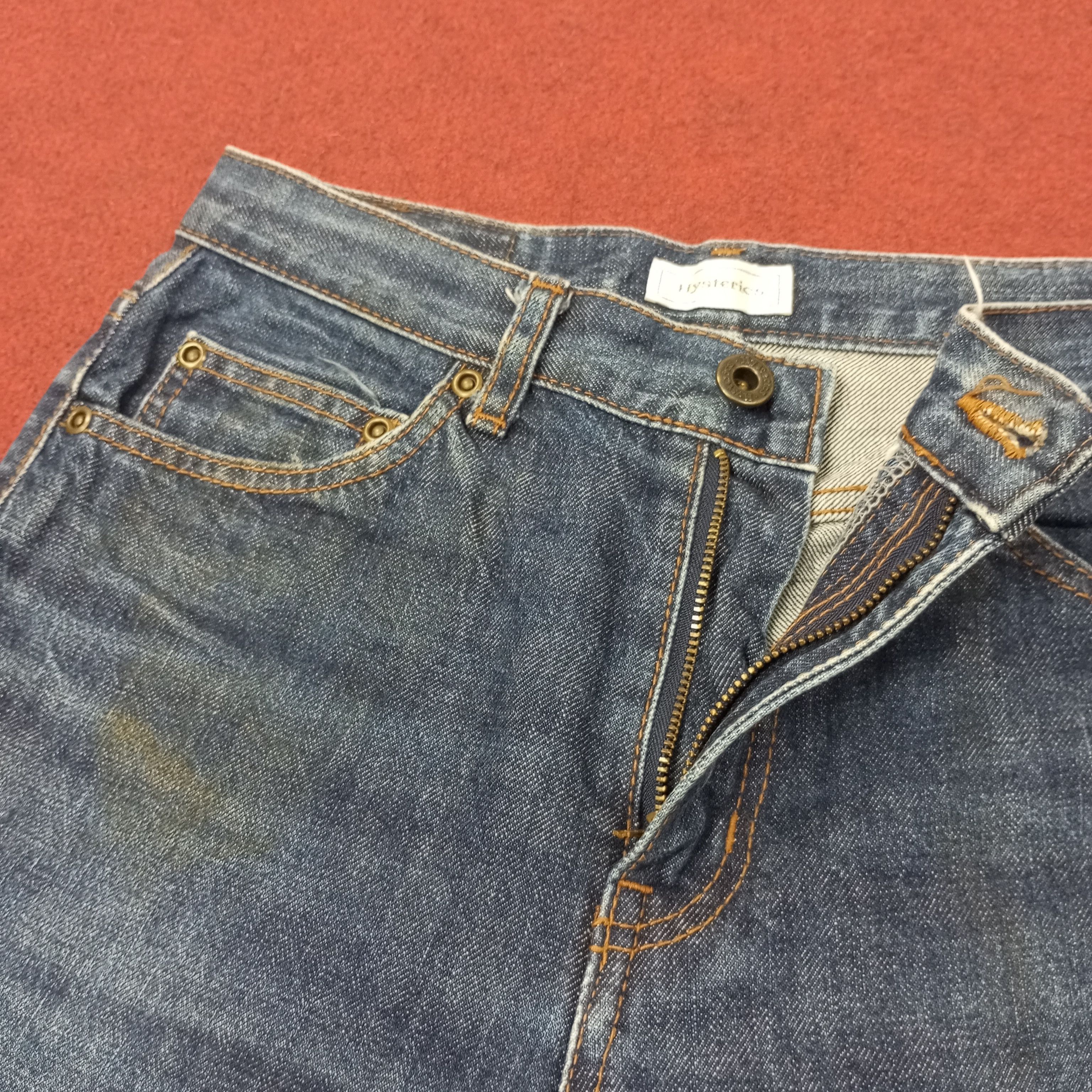 Hysteric Glamour Hysteric Glamour Japanese Brand Custom Art Jeans c252n14 Size US 27 - 13 Thumbnail