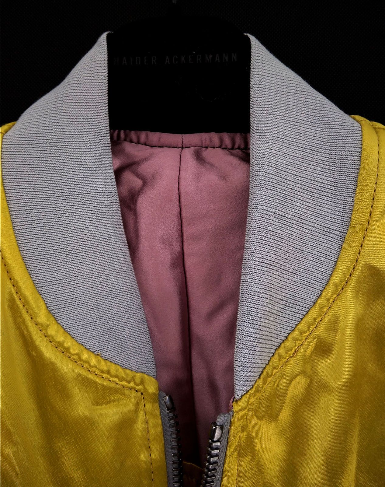 Haider Ackermann HAIDER ACKERMANN REVERSIBLE SILK /SATIN BOMBER Size US M / EU 48-50 / 2 - 4 Thumbnail