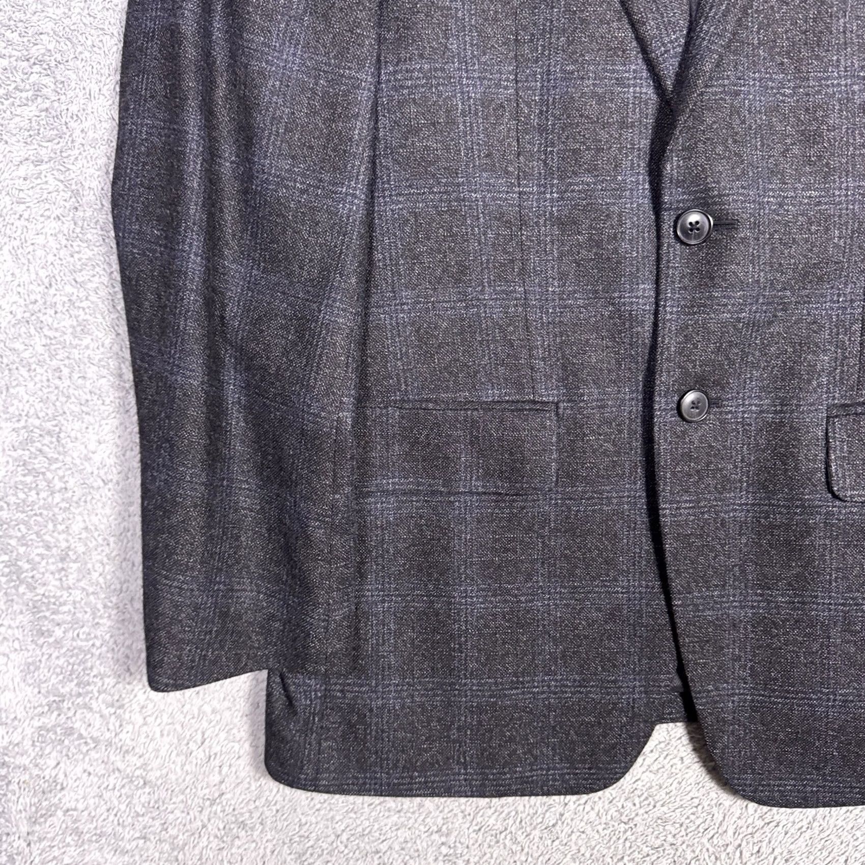 Joseph Abboud Joseph Abboud Blazer Men 38S Sport Tollegno 1900 Italy Wool Heritage Windowpane Size 38R - 3 Thumbnail