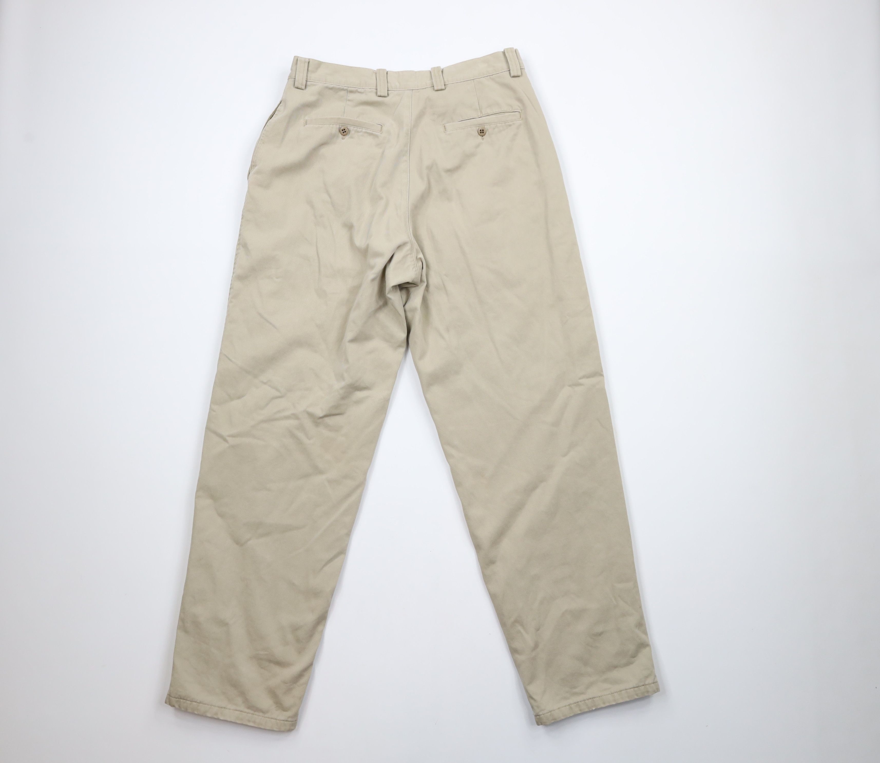 Gap Vintage Y2K Gap Flannel Lined Chino Pants Beige 32x32 Size US 32 / EU 48 - 10 Thumbnail