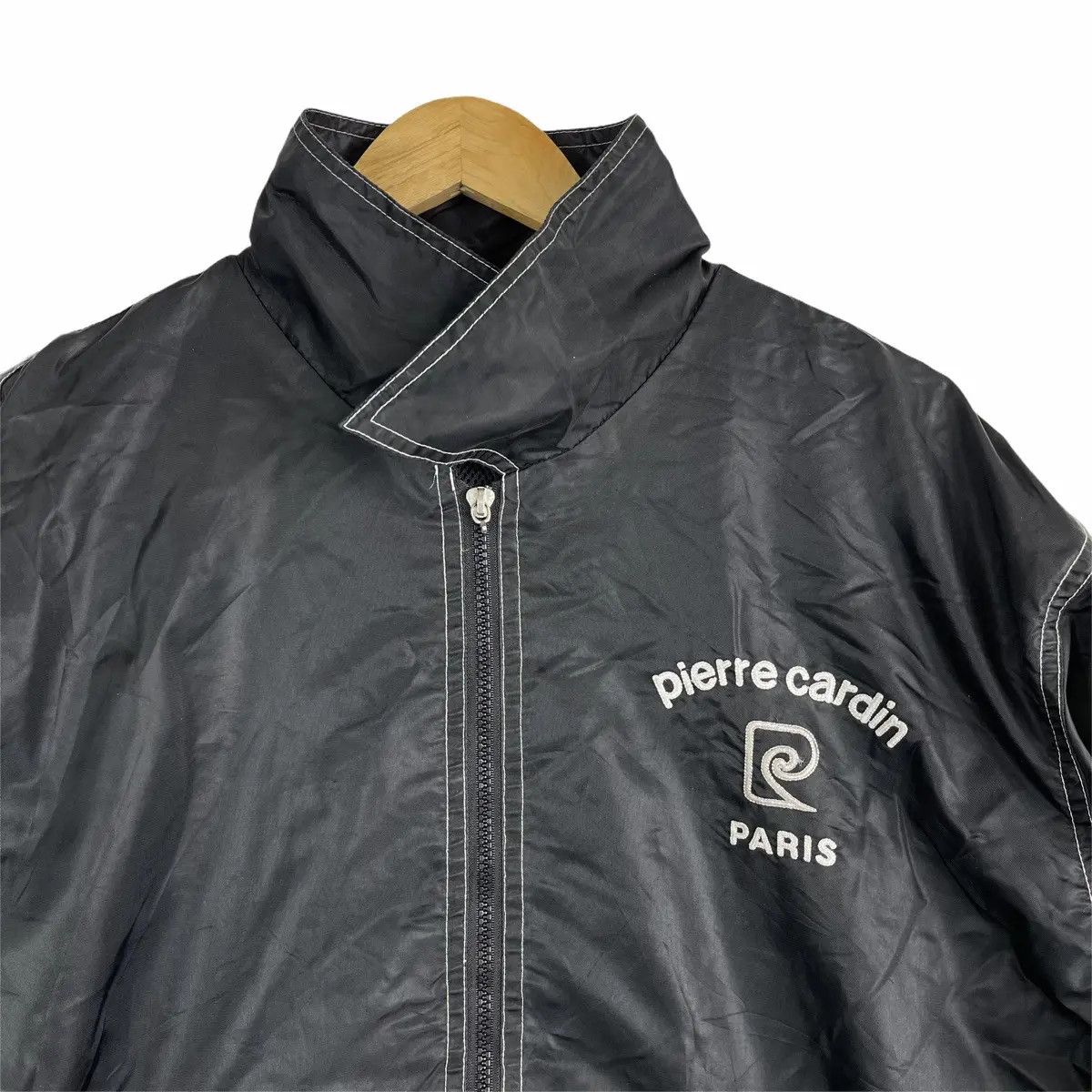 Pierre Cardin Vtg PIERRE CARDIN Black Jacket Brown Color Coat Pullover Size US M / EU 48-50 / 2 - 4 Thumbnail