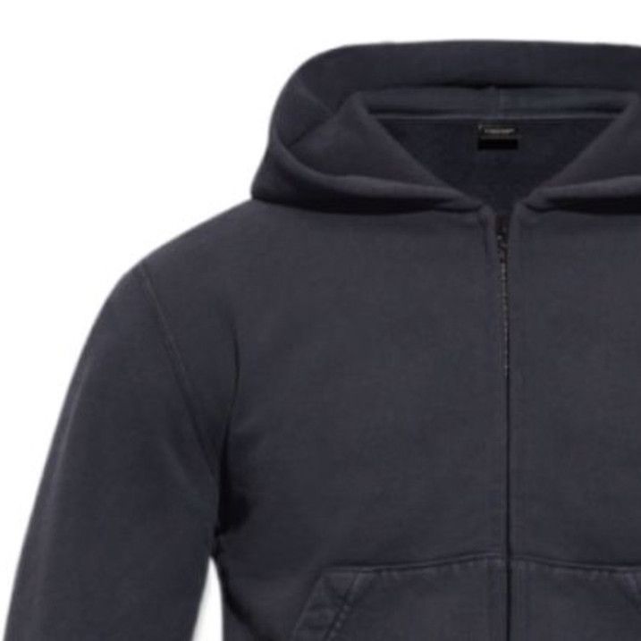Balenciaga o1w1db10625 Zip-Up Hoodie Fitted in Black Size US M / EU 48-50 / 2 - 3 Thumbnail