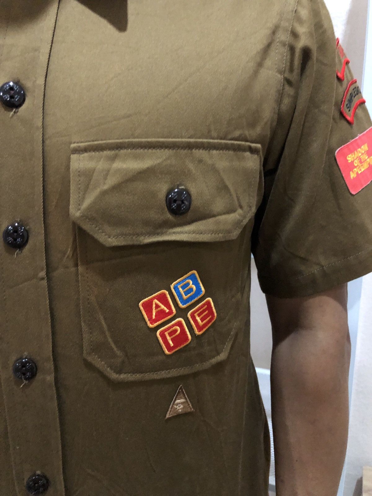 Bape RARE OG Vintage 1999 Ape Scout Shirts Size US S / EU 44-46 / 1 - 7 Thumbnail