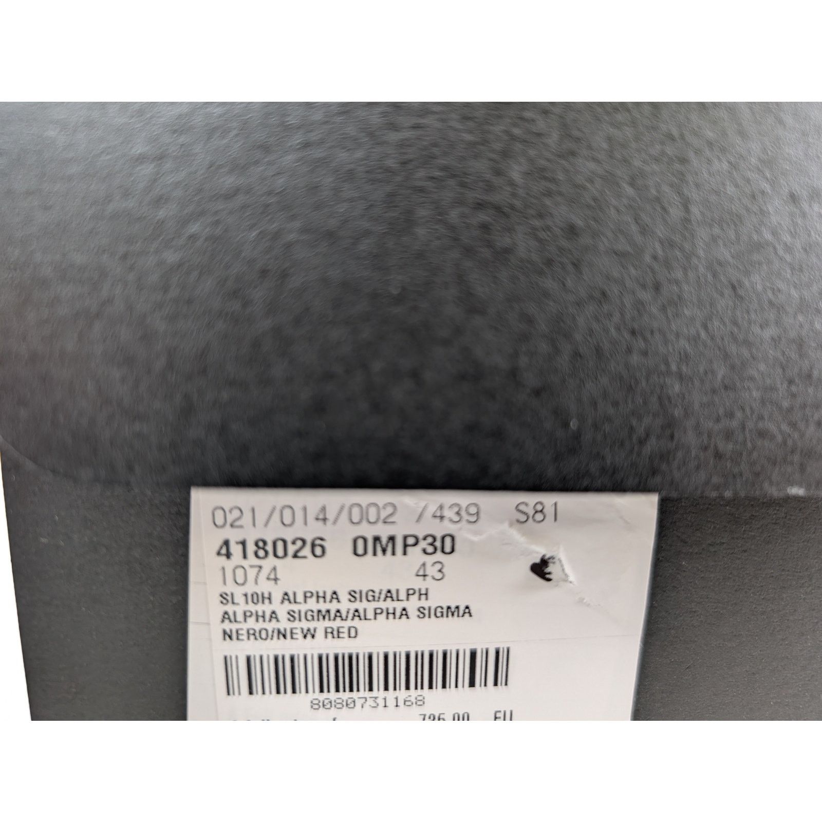Saint Laurent Paris o1rshd1 Alpha Sigma SL10H Hi Top Sneakers in Red/Black Size US 10 / EU 43 - 22 Thumbnail