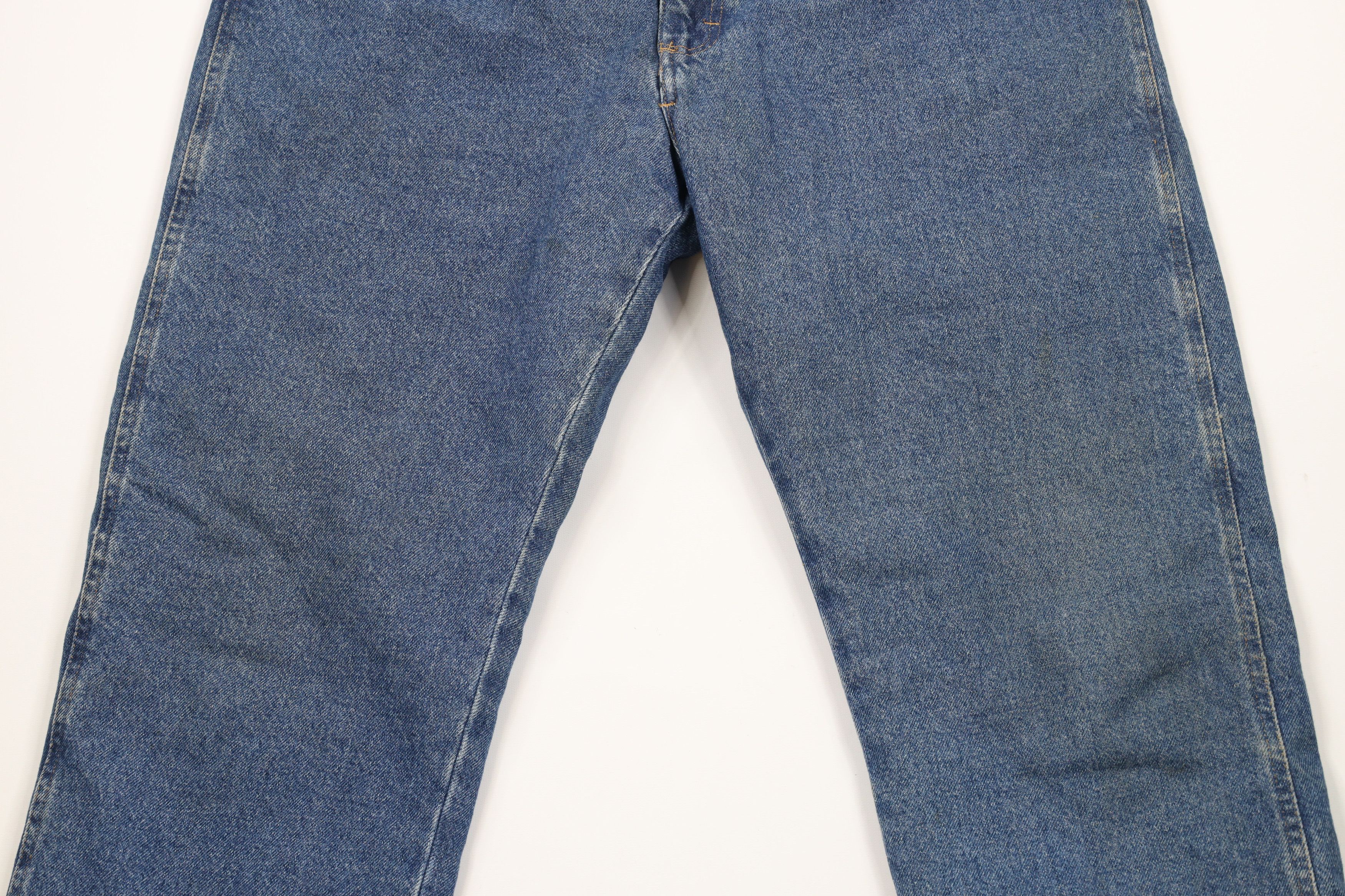 Vintage × Wrangler Vintage Wrangler Heavyweight Fleece Lined Denim Jeans Blue Size US 36 / EU 52 - 4 Thumbnail