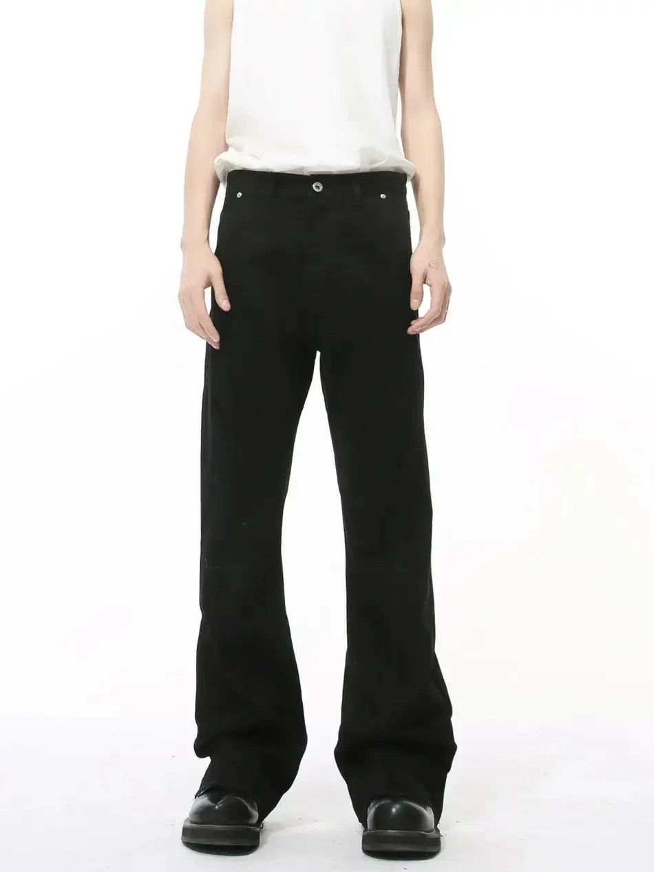 Japanese Brand Retro loose fringe micro flared jeans Size US 32 / EU 48 - 6 Thumbnail