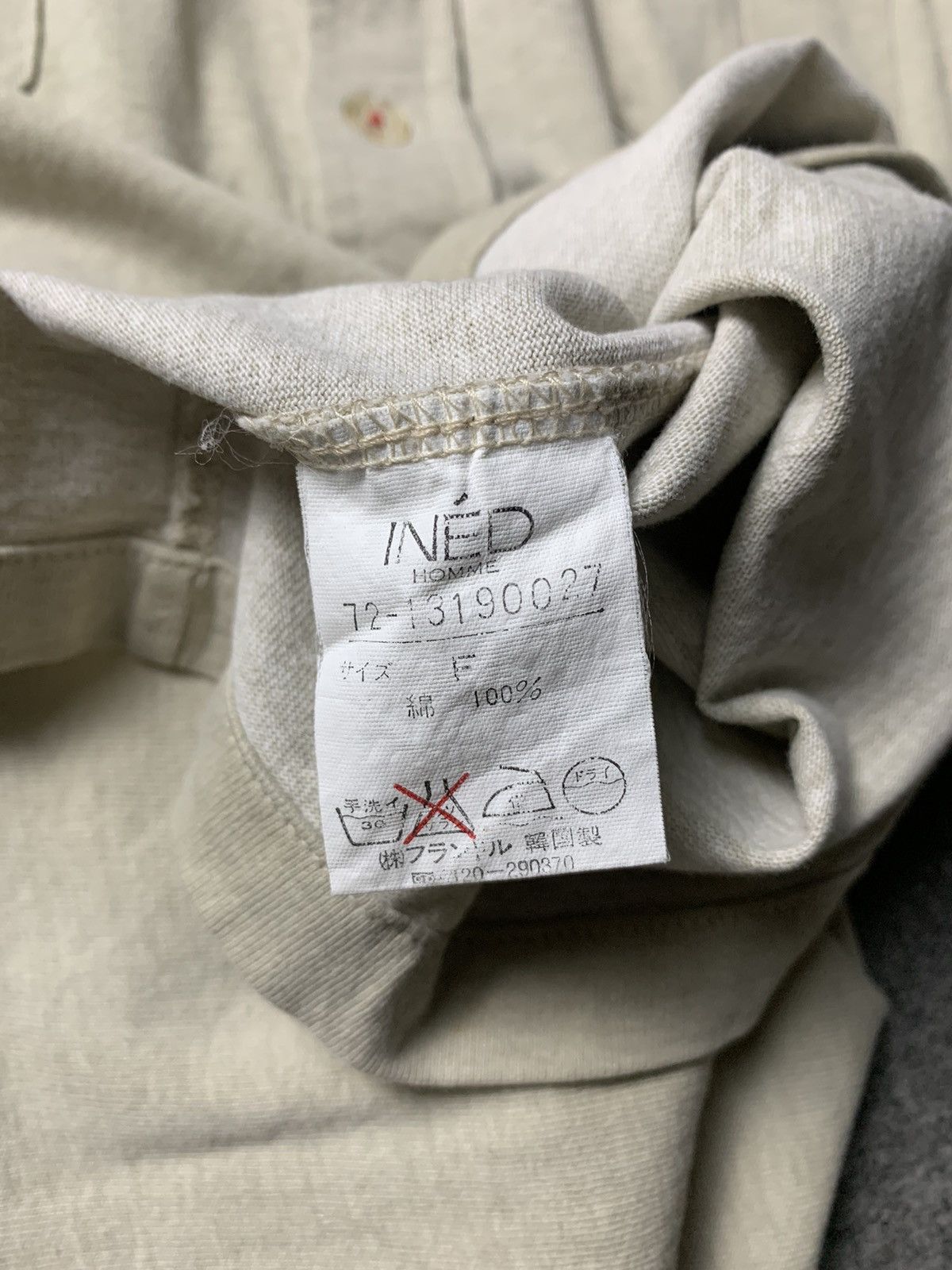 Yohji Yamamoto 2000s Ined Homme Double Pocket Shirt Size US S / EU 44-46 / 1 - 8 Thumbnail