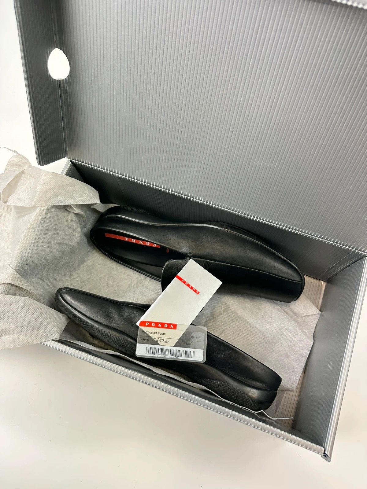 Prada Prada Sport 00’s Black CalfSkin Leather Flat Mules Shoes Size US 10 / EU 43 - 13 Thumbnail