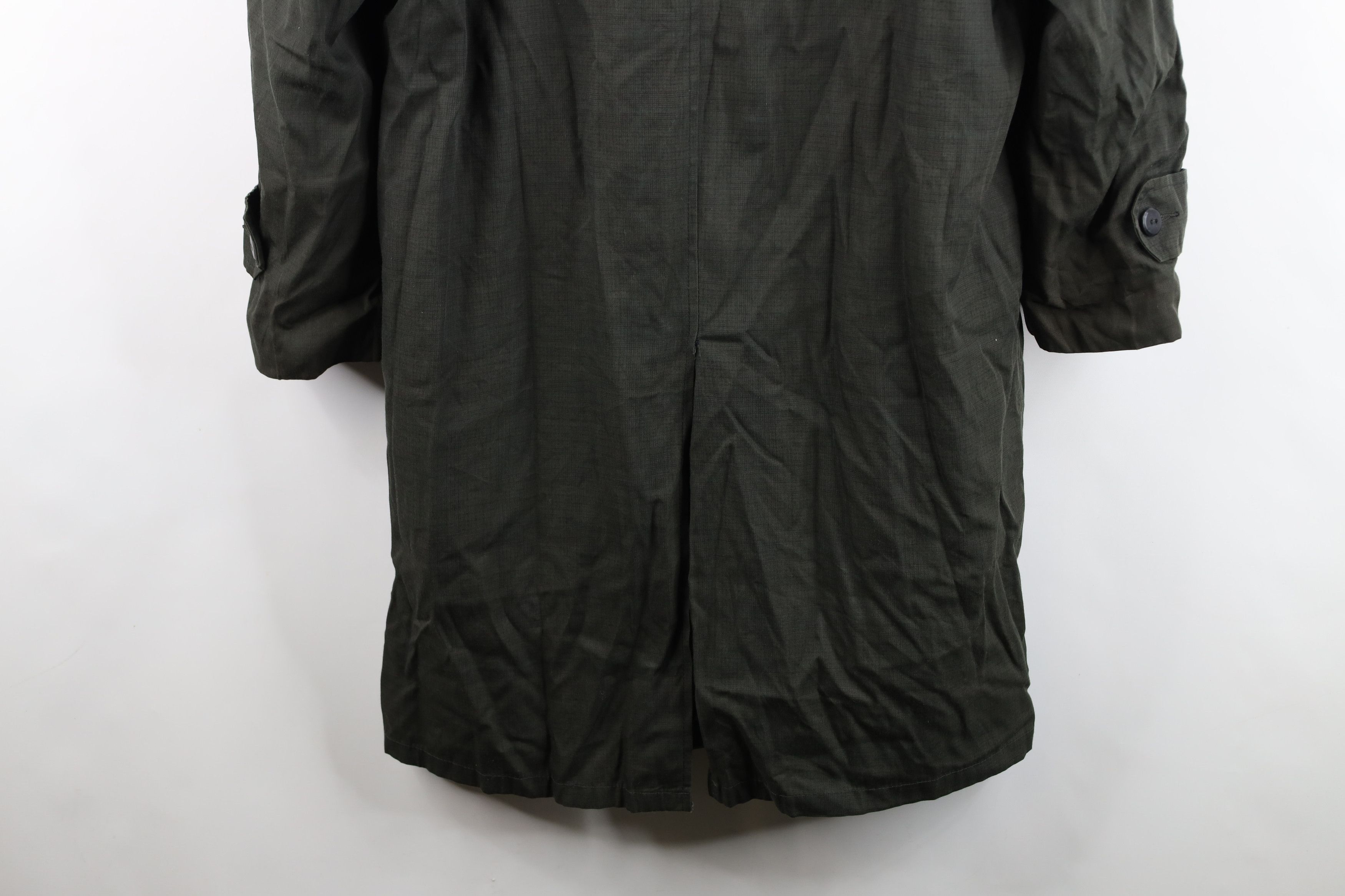 Vintage Vintage 50s Streetwear Gabardine Mohair Lined Trench Coat Size US XL / EU 56 / 4 - 15 Thumbnail
