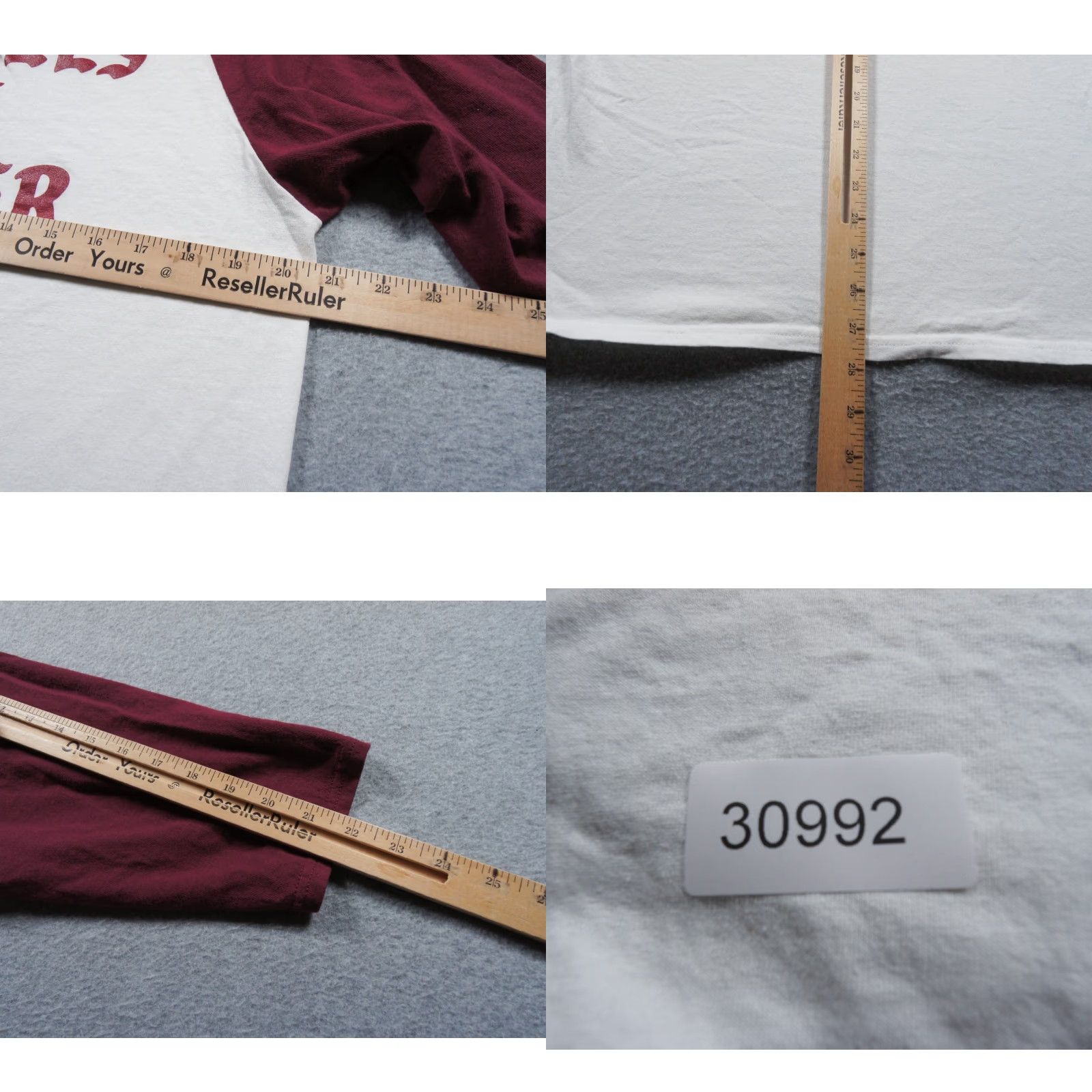 Olive Assholes*s Live Forever Shirt Mens Large White Ragle 3/4 Sleeve Streetwear Adult Size US L / EU 52-54 / 3 - 8 Thumbnail