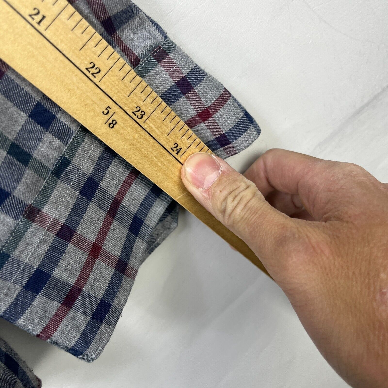 Barbour × Vintage Vintage Barbour Plaid Button Up Long Sleeve Shirt XL US Size US XL / EU 56 / 4 - 9 Thumbnail